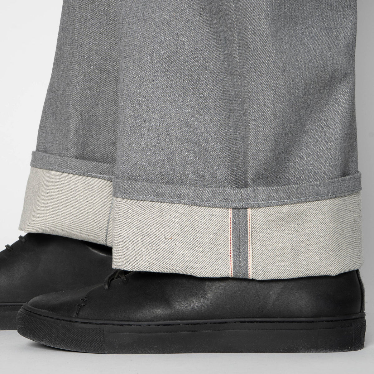 Naked & Famous Denim - Strong Guy in Heather Grey Selvedge