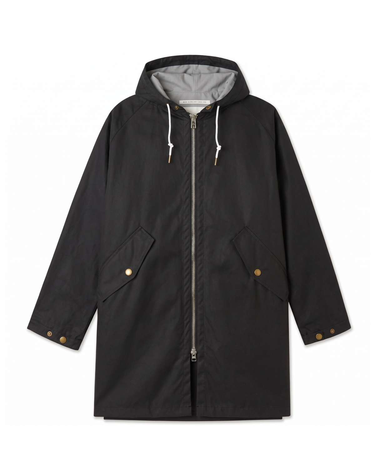 Peregrine - Unisex Woodchester Waxed Cagoule in Black