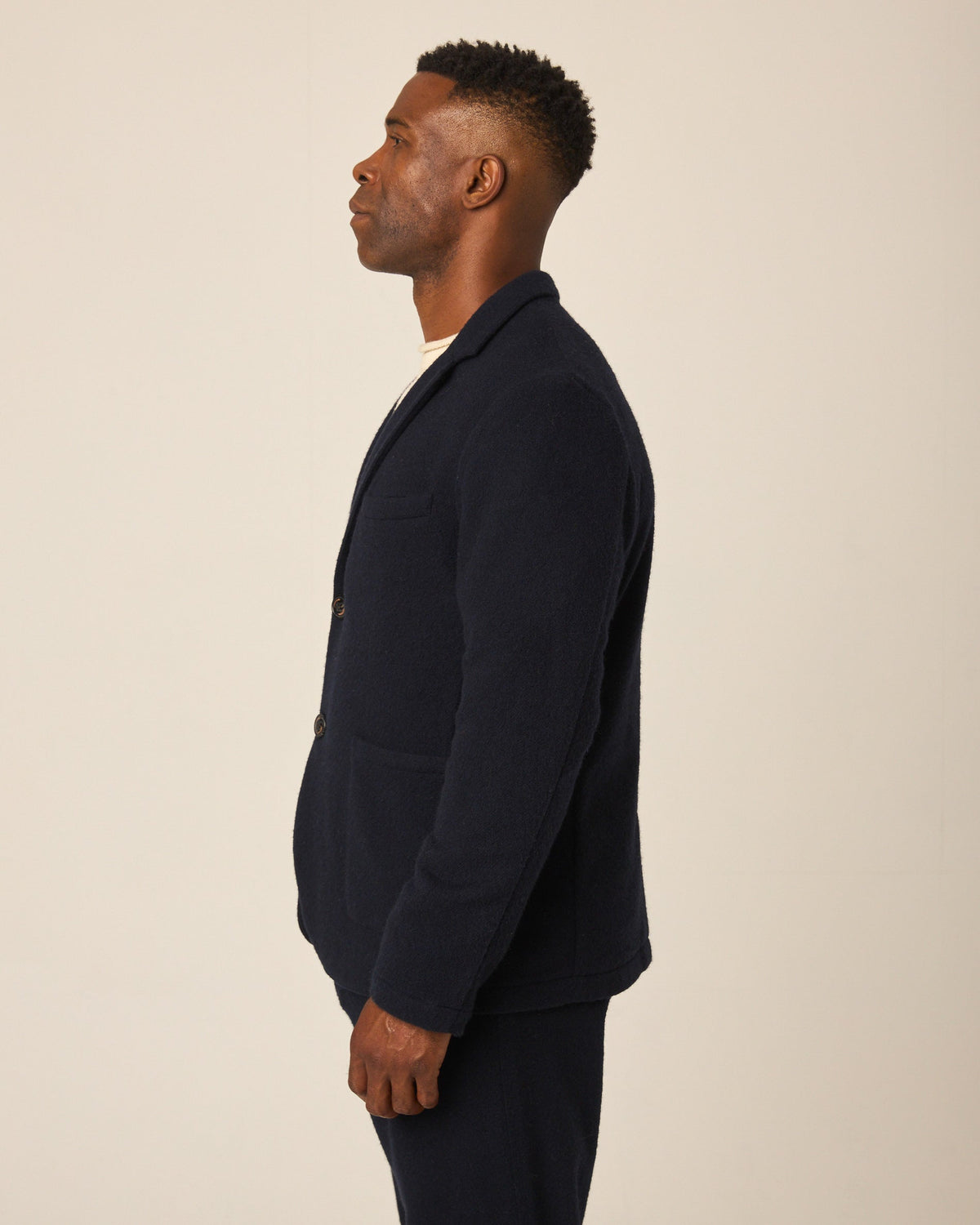 Peregrine - Regent Wool Blazer in Navy