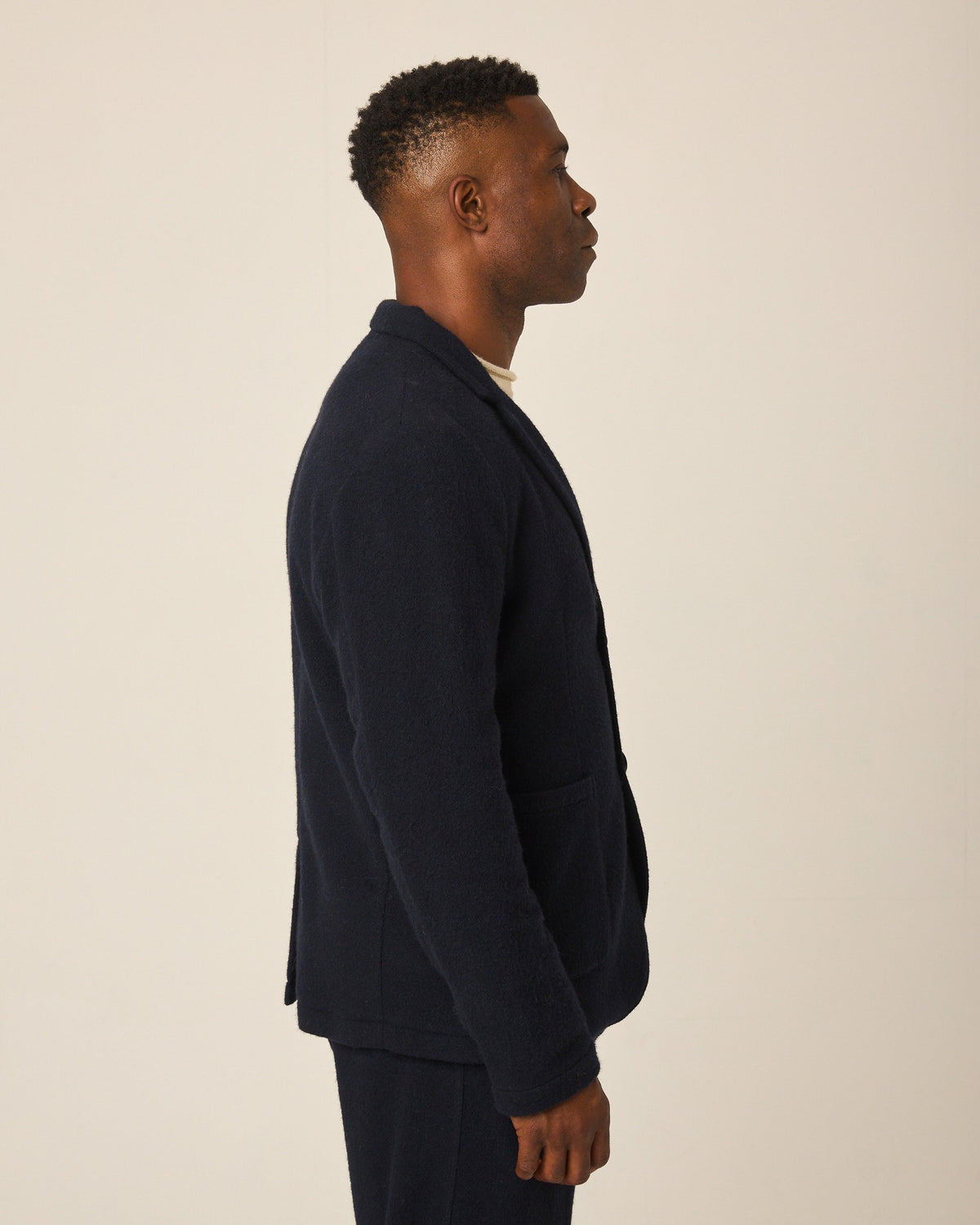 Peregrine - Regent Wool Blazer in Navy