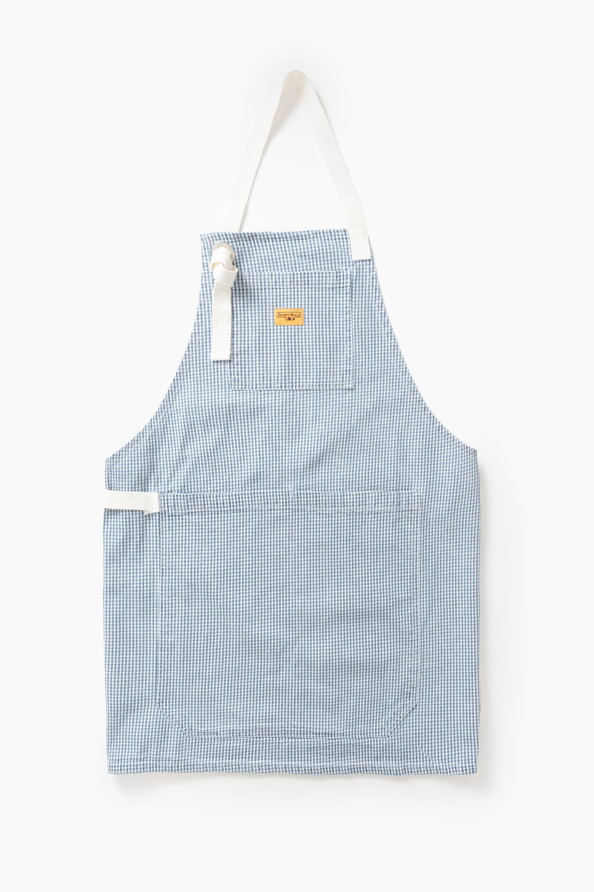 Service Works - House Gingham Apron in Blue