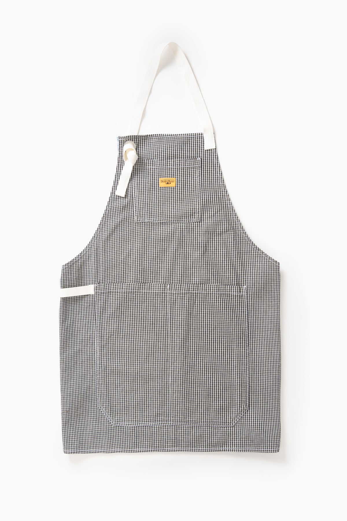 Service Works - House Gingham Apron in Black