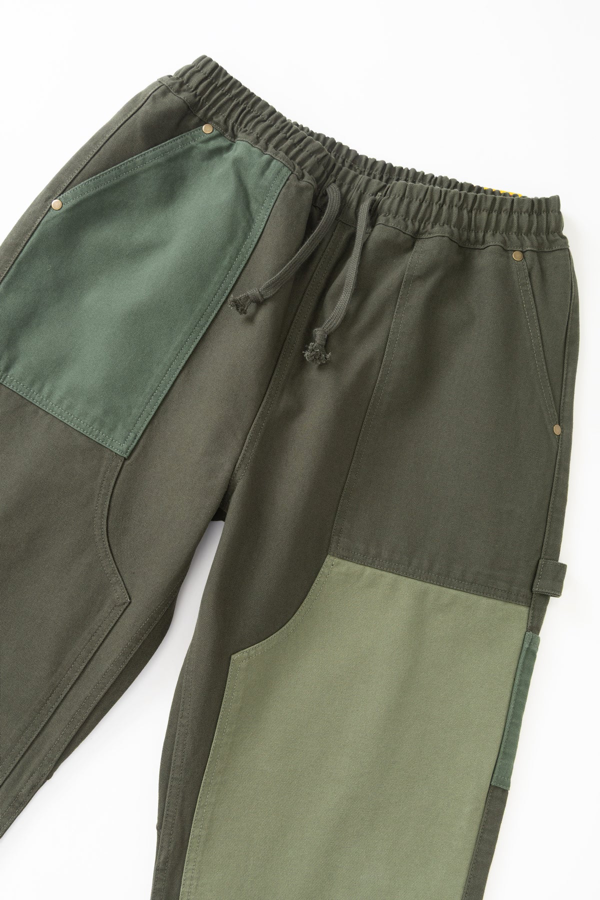 Service Works - Patchwork Utility Chef Pants in Green