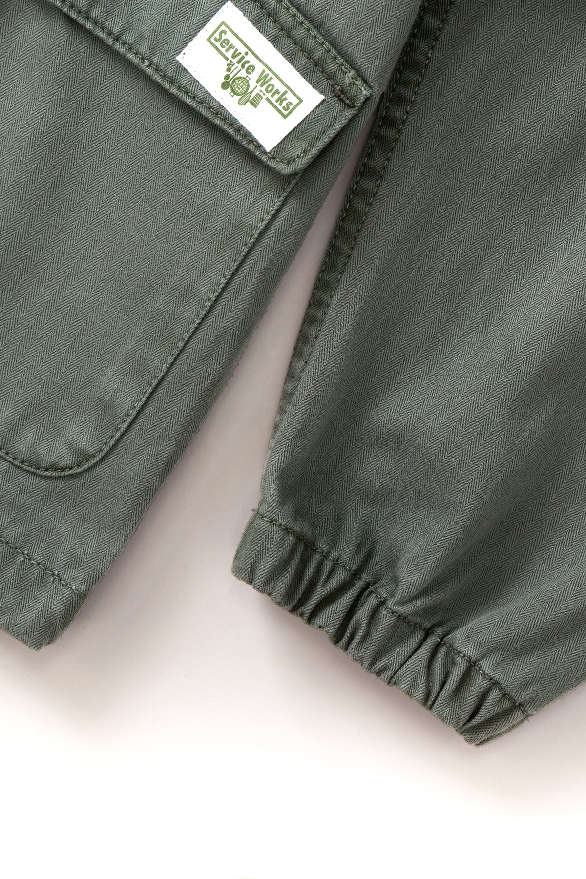 Service Works - Pigment Herringbone Smock 2.0 in Olive