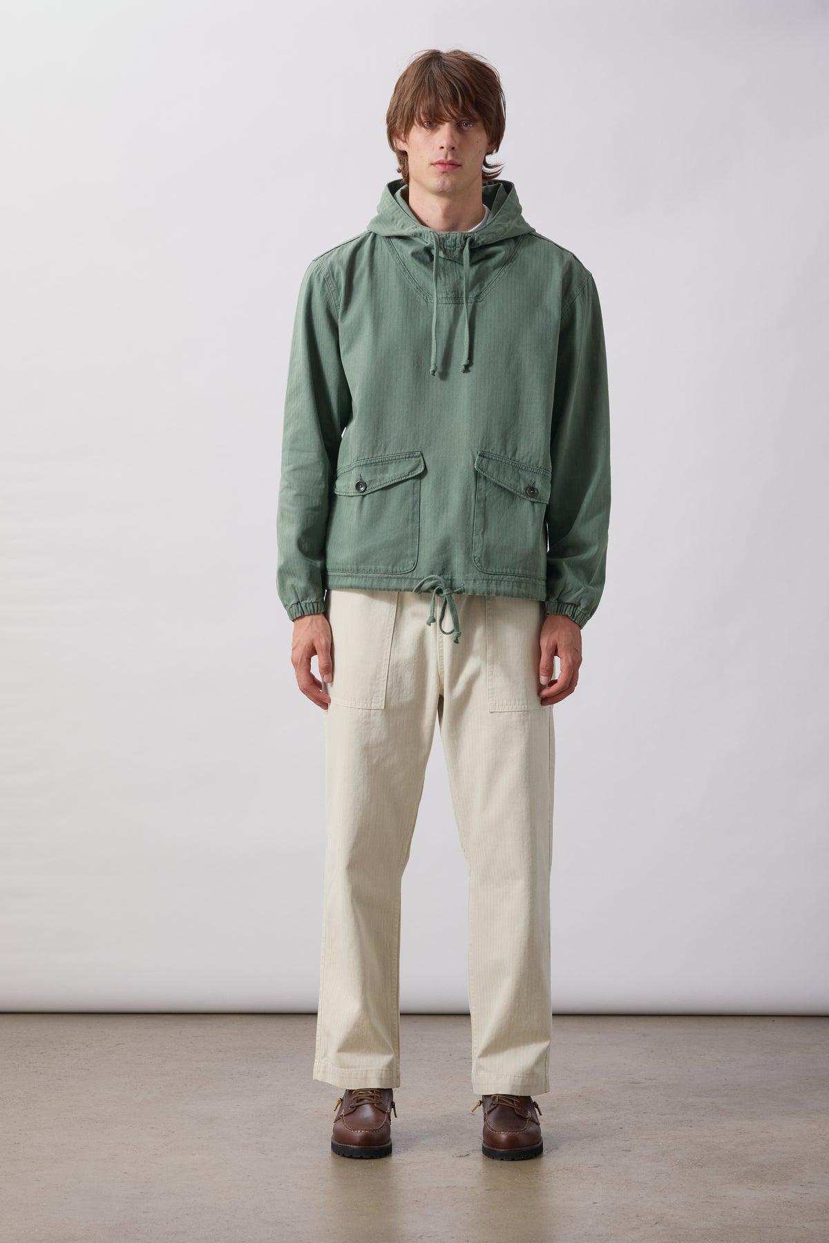Service Works - Pigment Herringbone Smock 2.0 in Olive