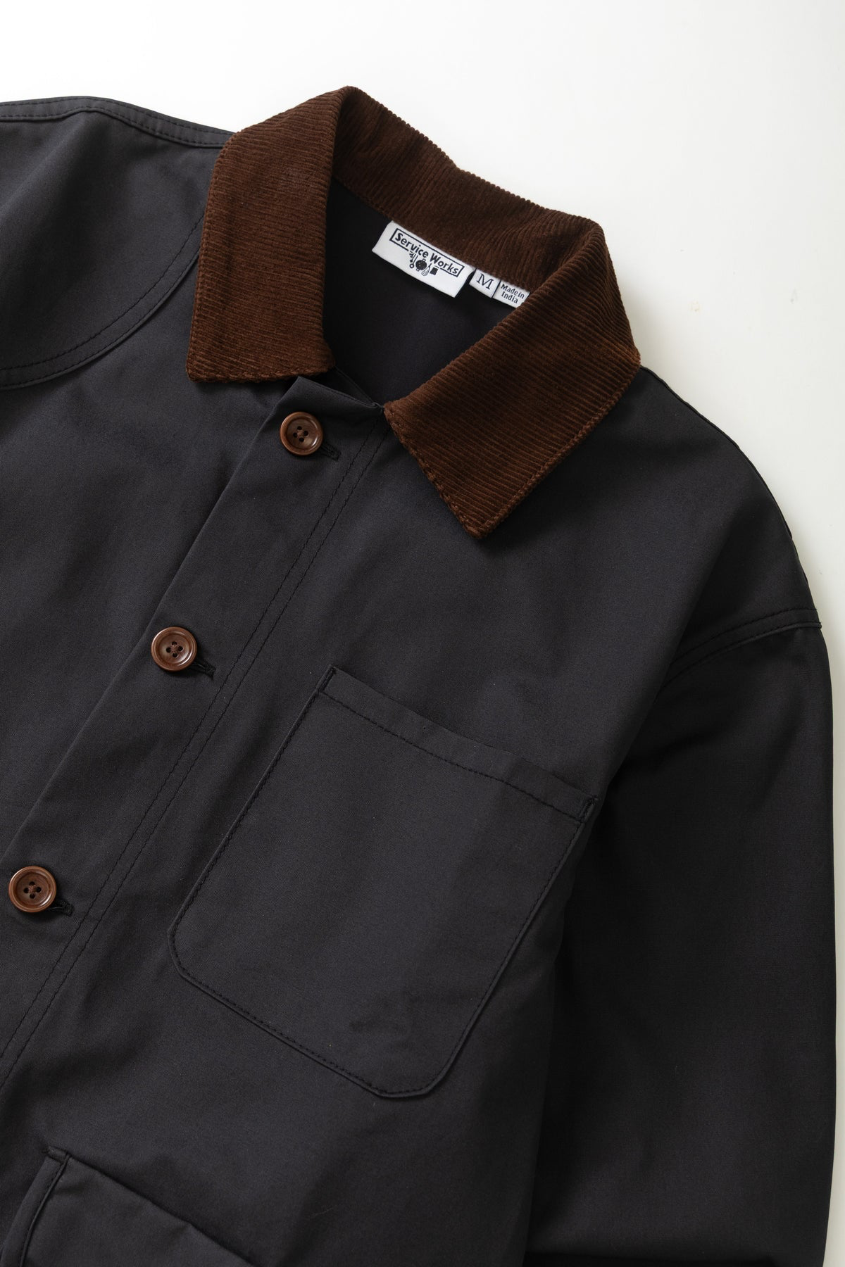 Service Works - Waxed Barn Coat Black