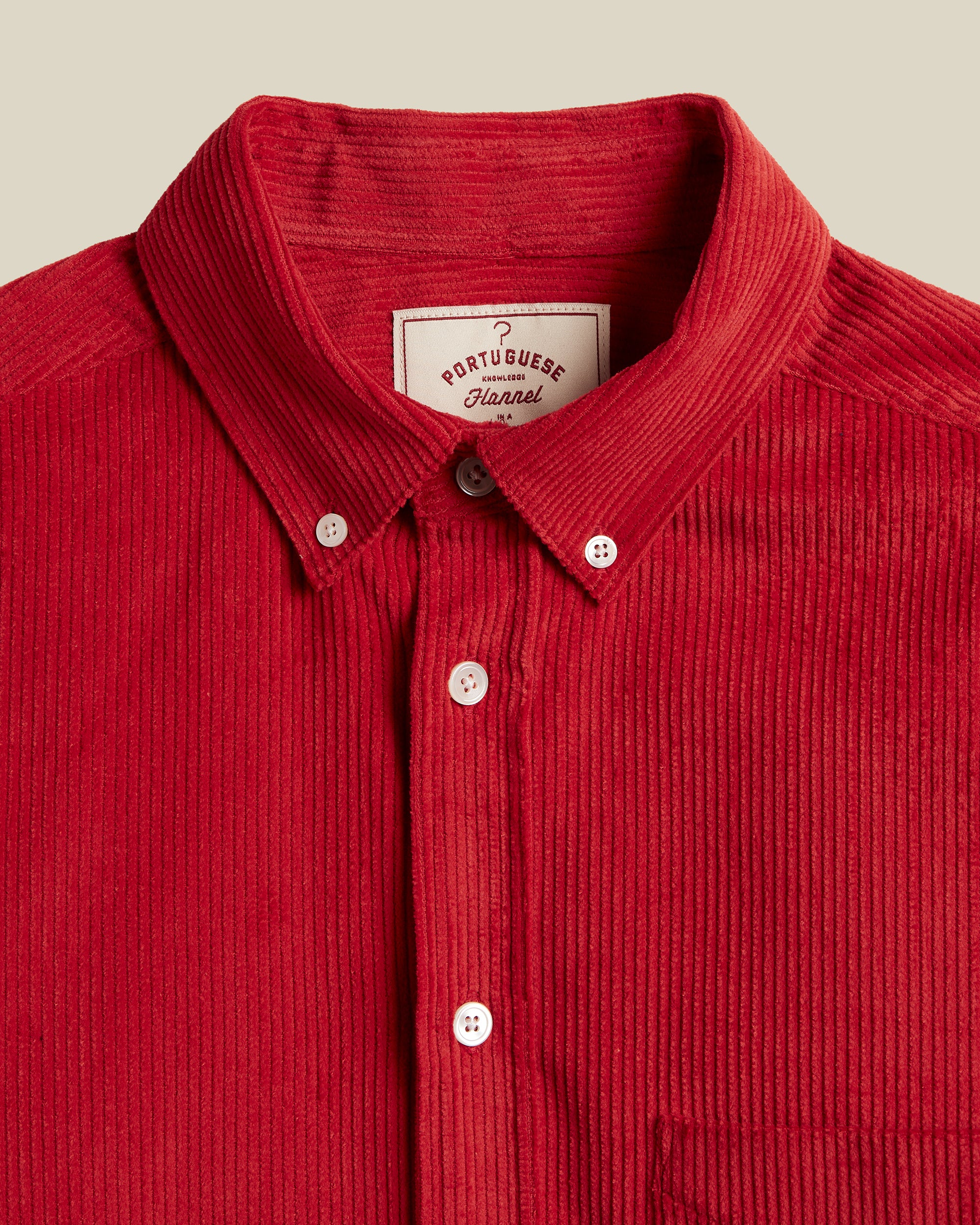Portuguese Flannel - Lobo in Race Red