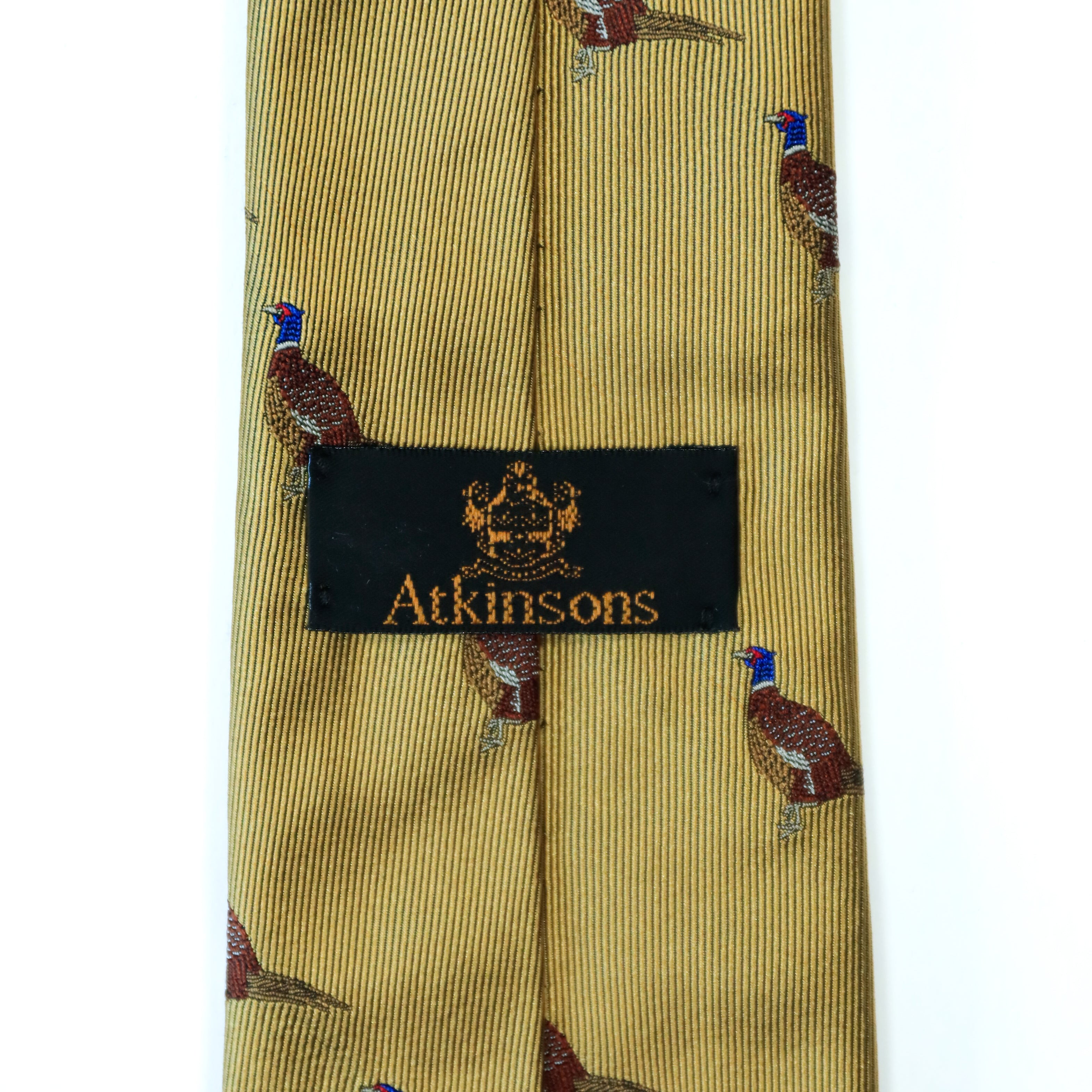 Atkinsons - Silk Faille Tie: Classic Pheasant