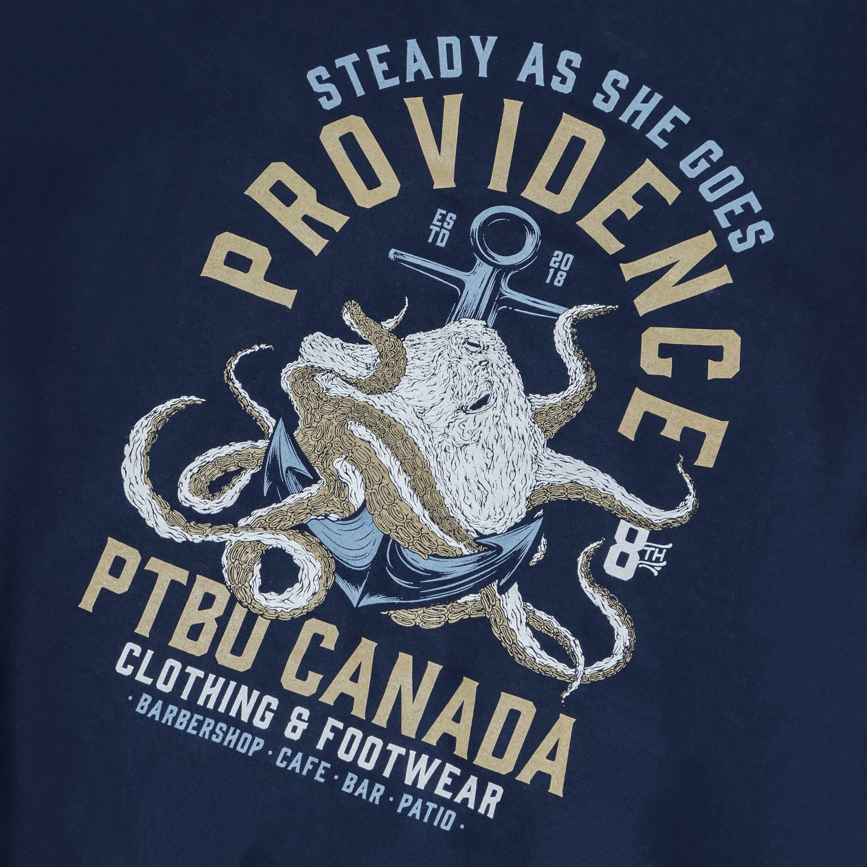 Providence - 8th Anniversary Hoodie in Washed Black