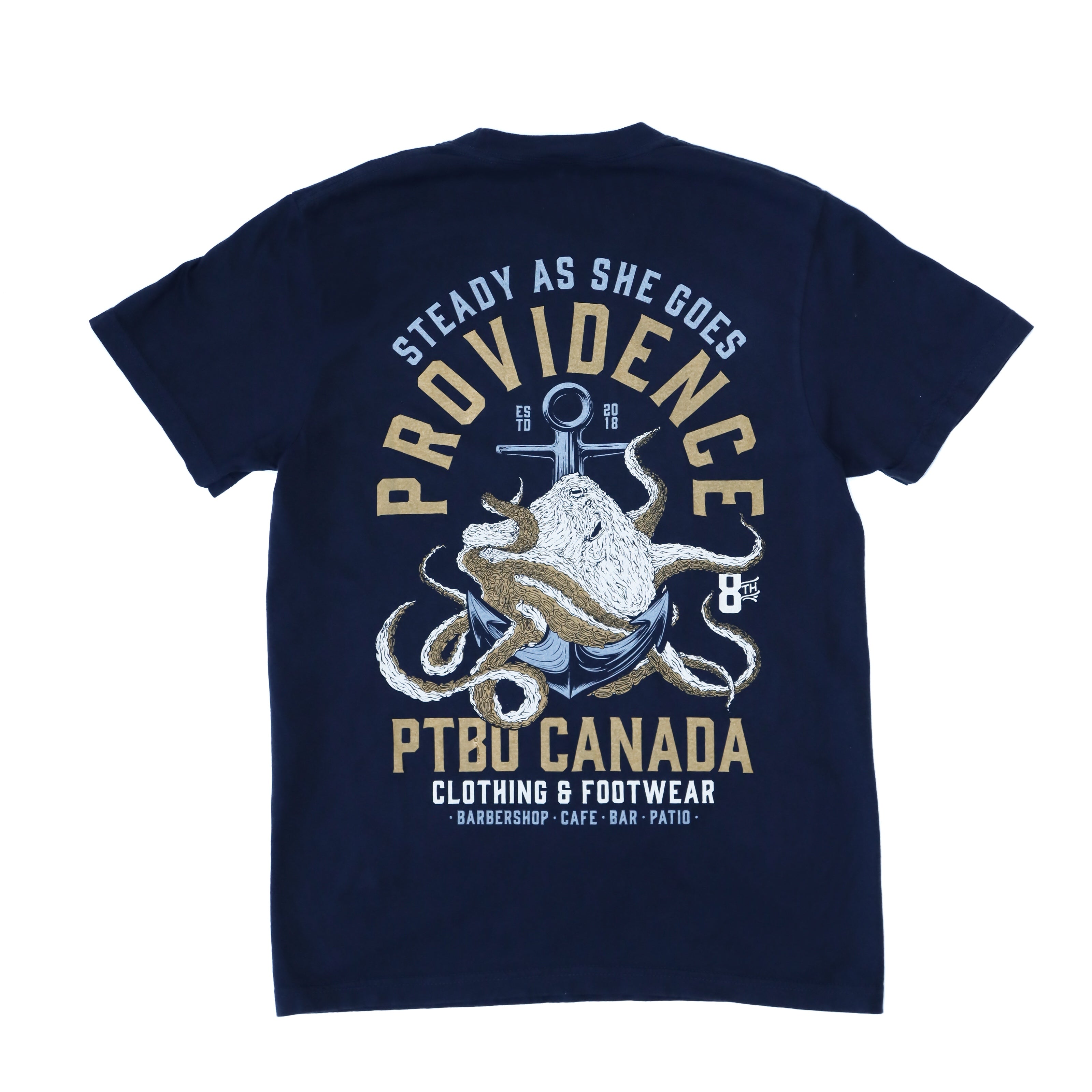 Providence - 8th Anniversary Tee in Washed Black