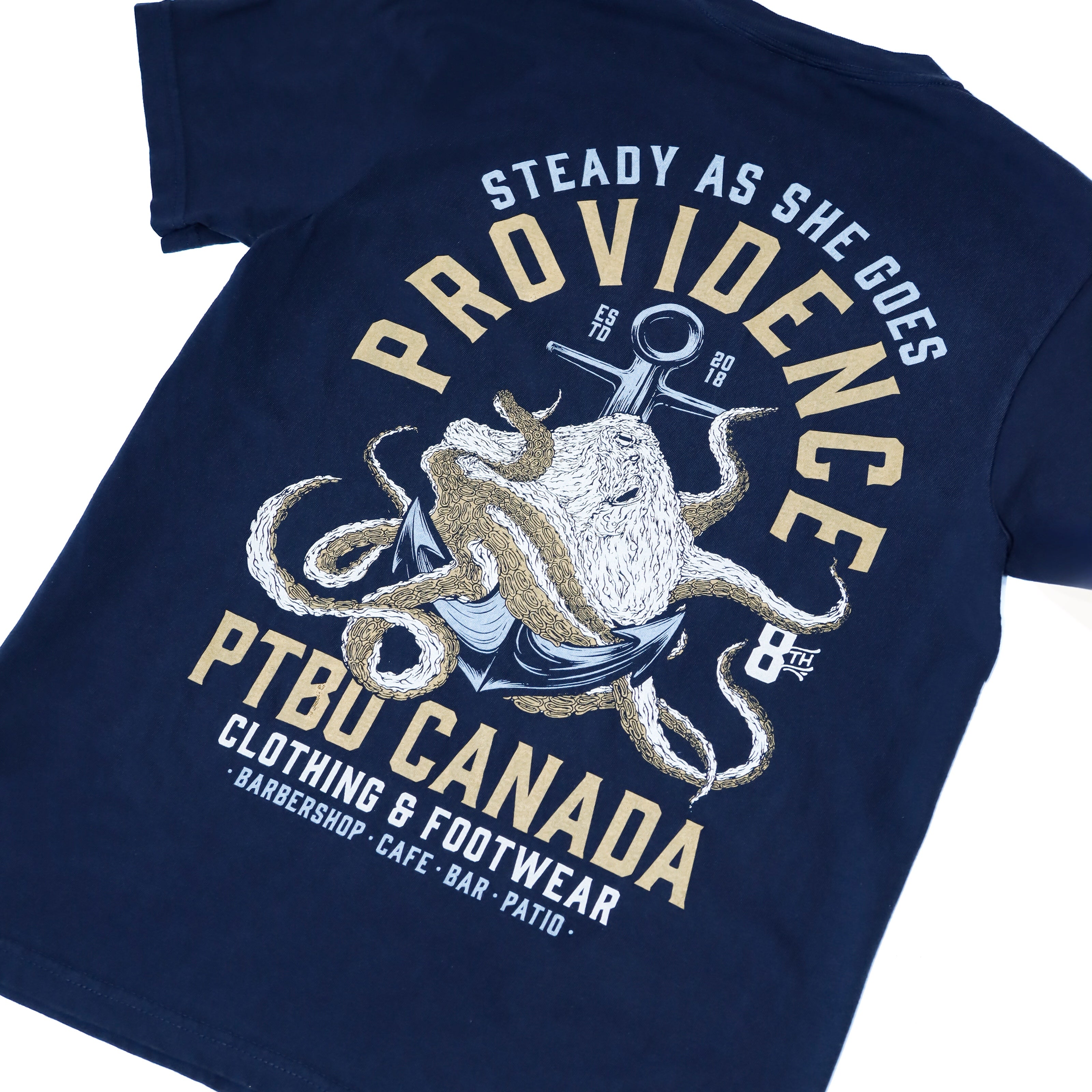 Providence - 8th Anniversary Tee in Washed Black