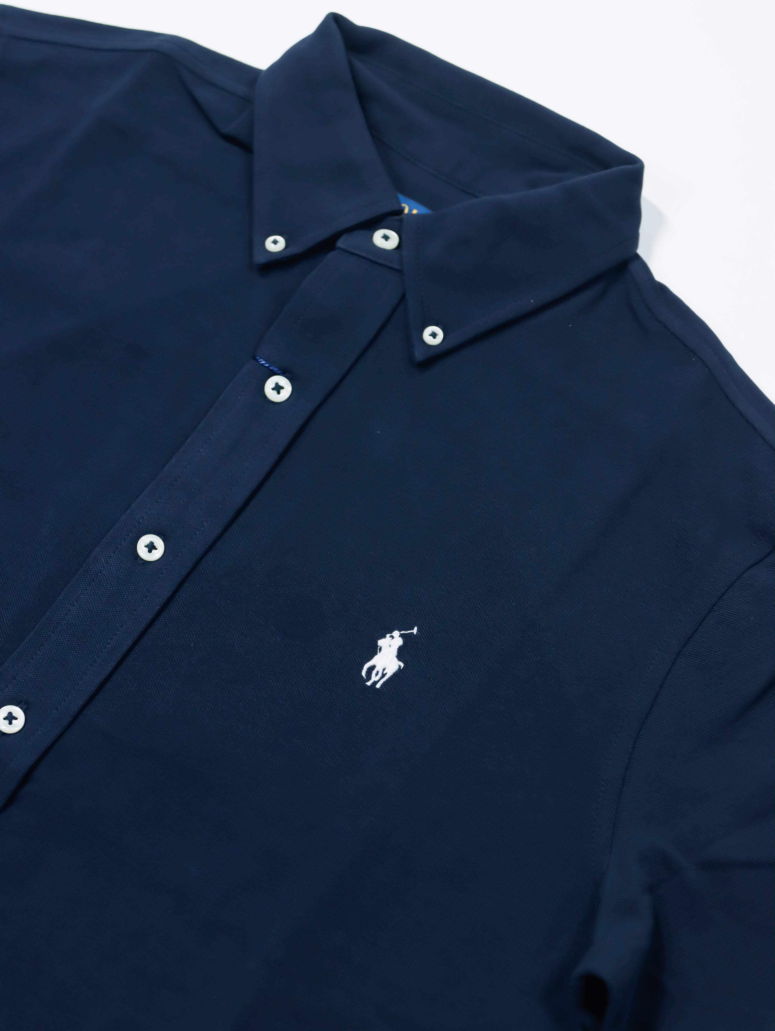 Polo Ralph Lauren - Featherweight Mesh Shirt in Aviator Navy