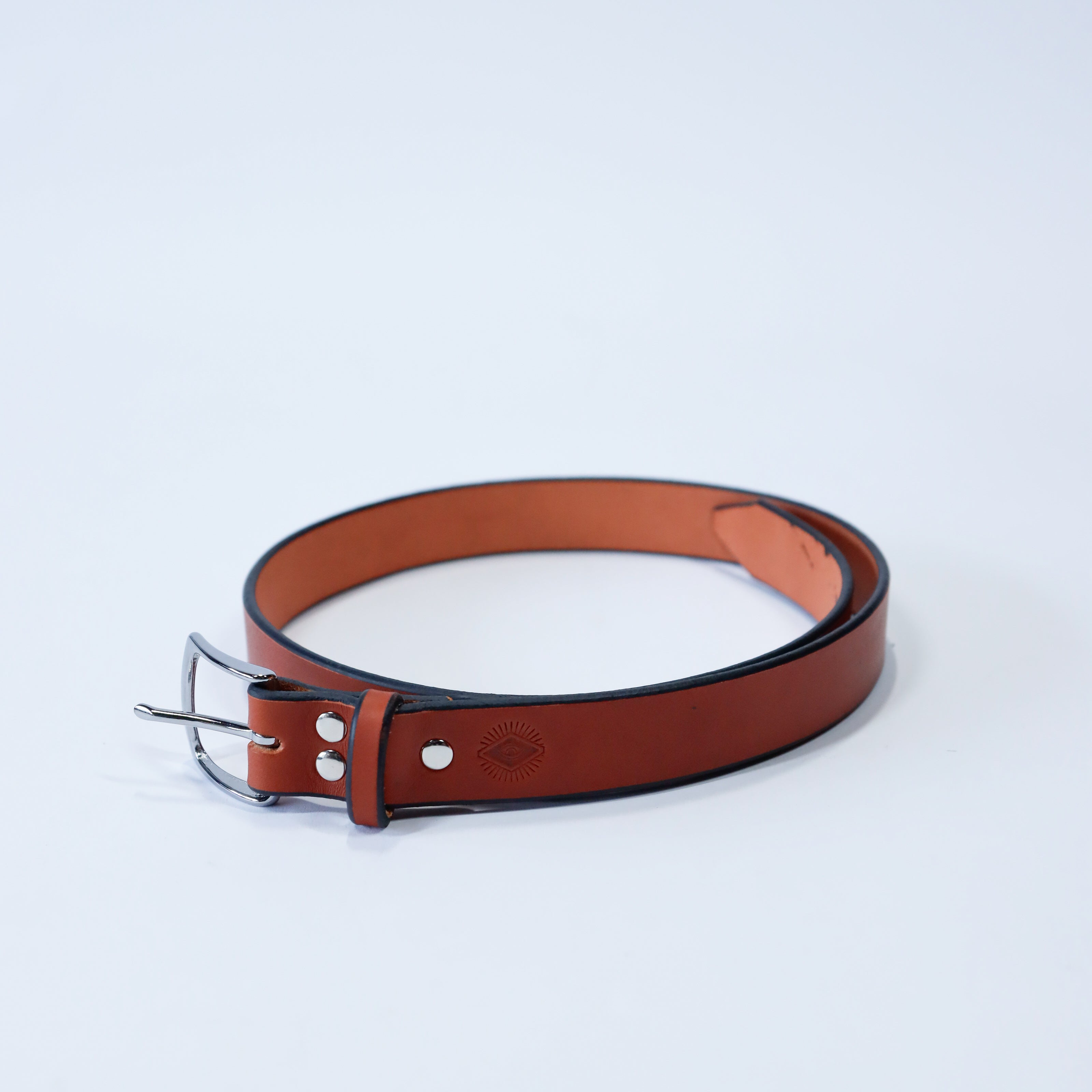 Providence - Formal Leather Belt in Copper