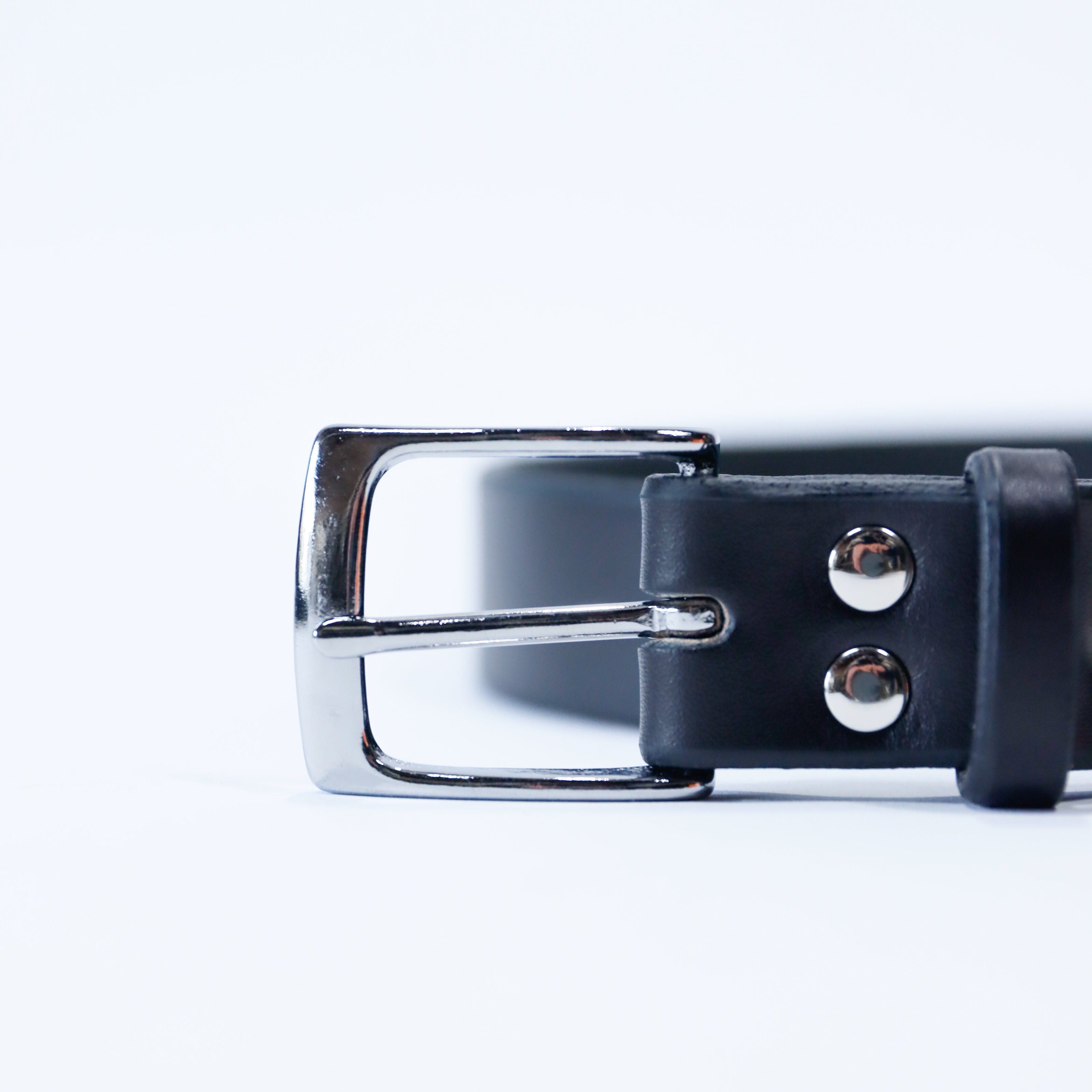 Providence - Formal Leather Belt in Black