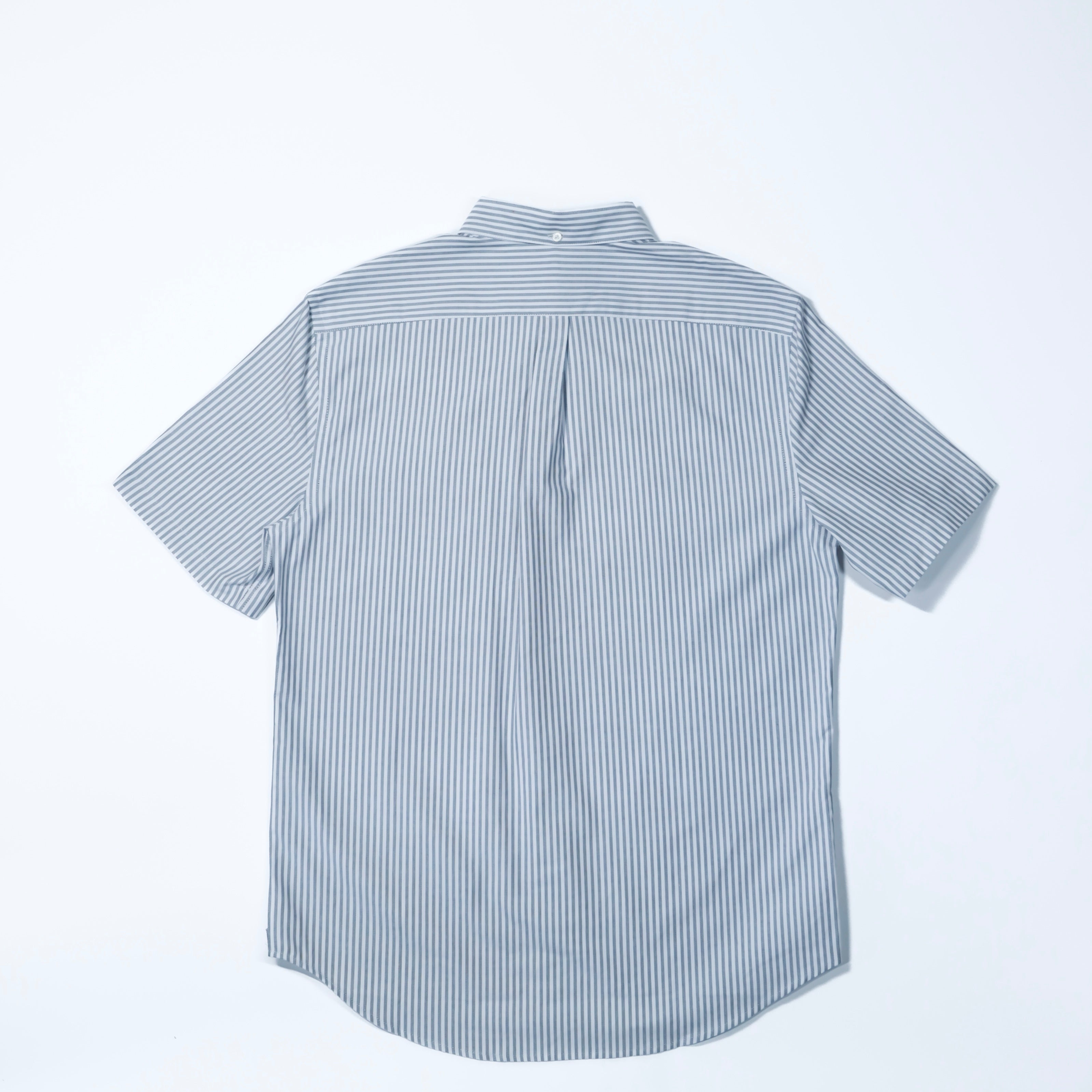 Portuguese Flannel - Belavista Stripe S/S in Black and White Oxford Cloth