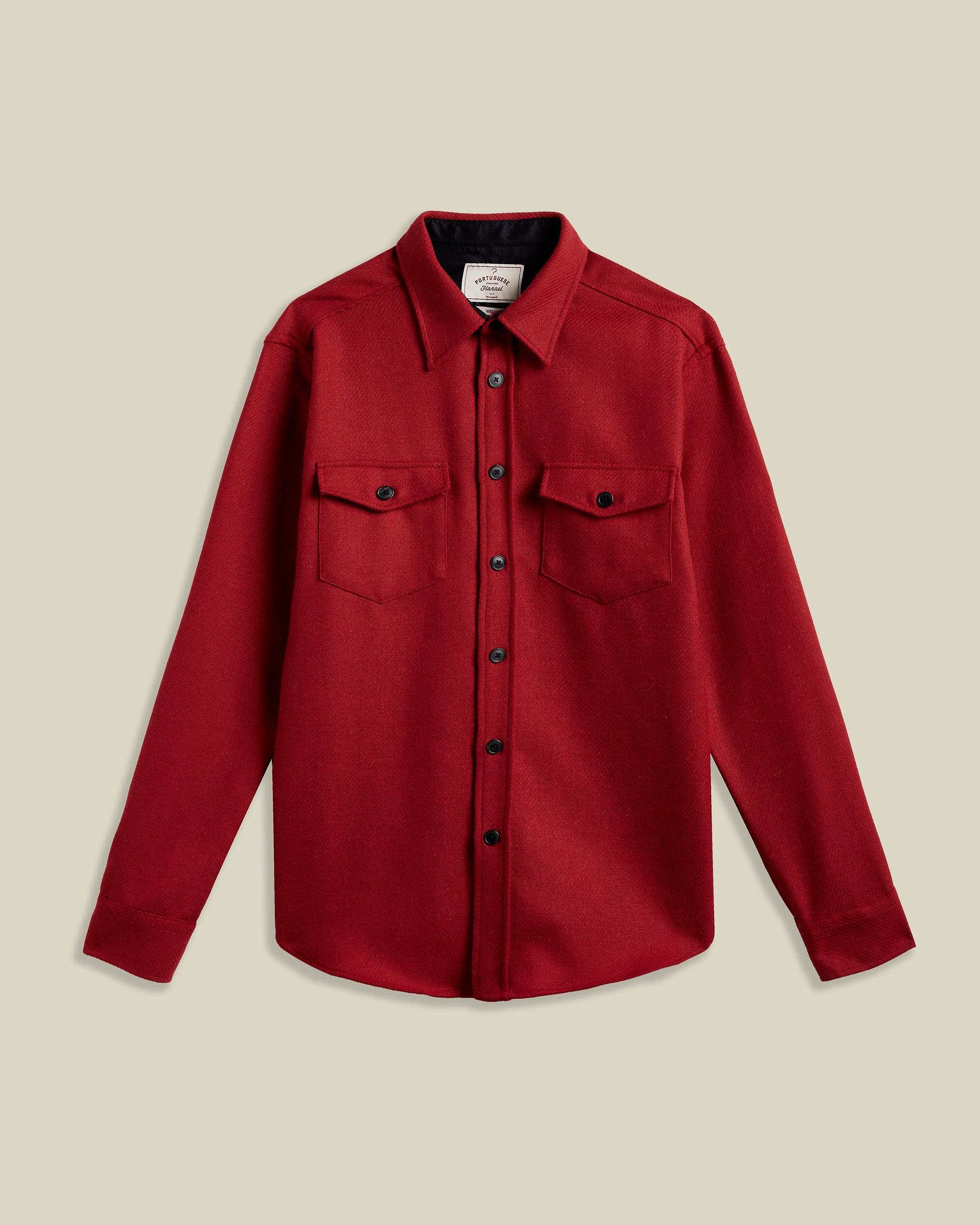 Portuguese Flannel - Red Wool Overshirt