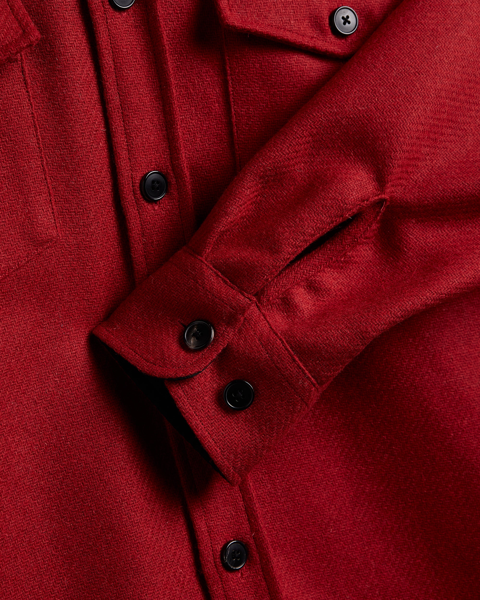 Portuguese Flannel - Red Wool Overshirt