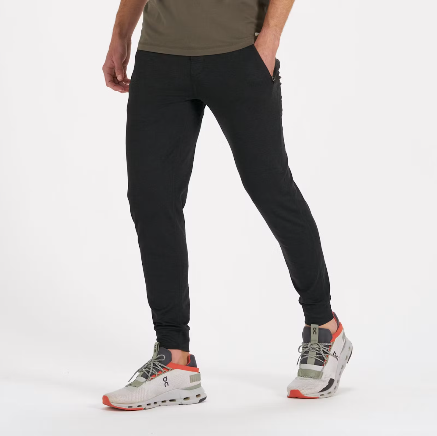 Vuori- Ponto Performance Jogger Heather Black