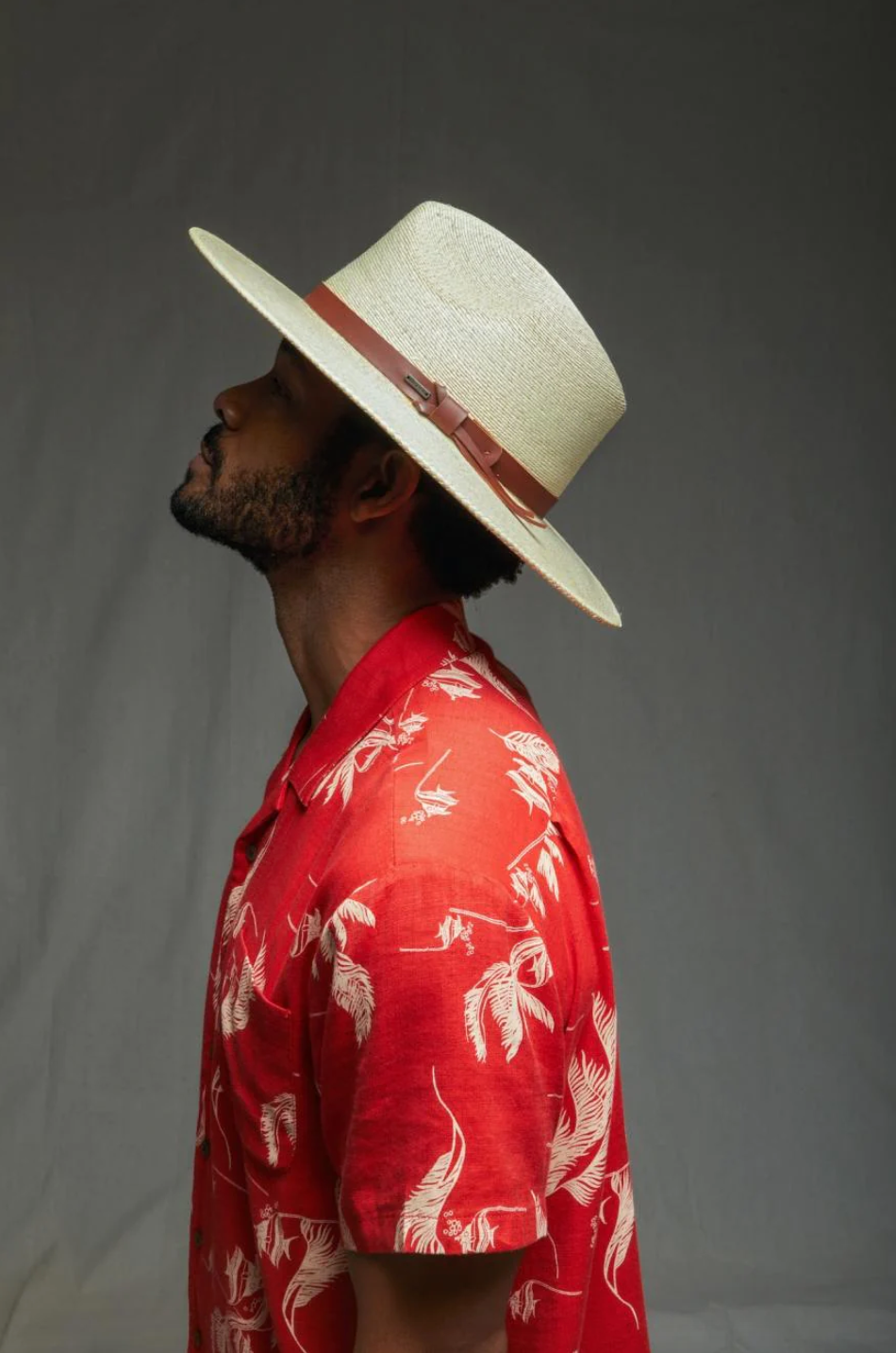 Brixton- Field Proper Straw Hat Natural