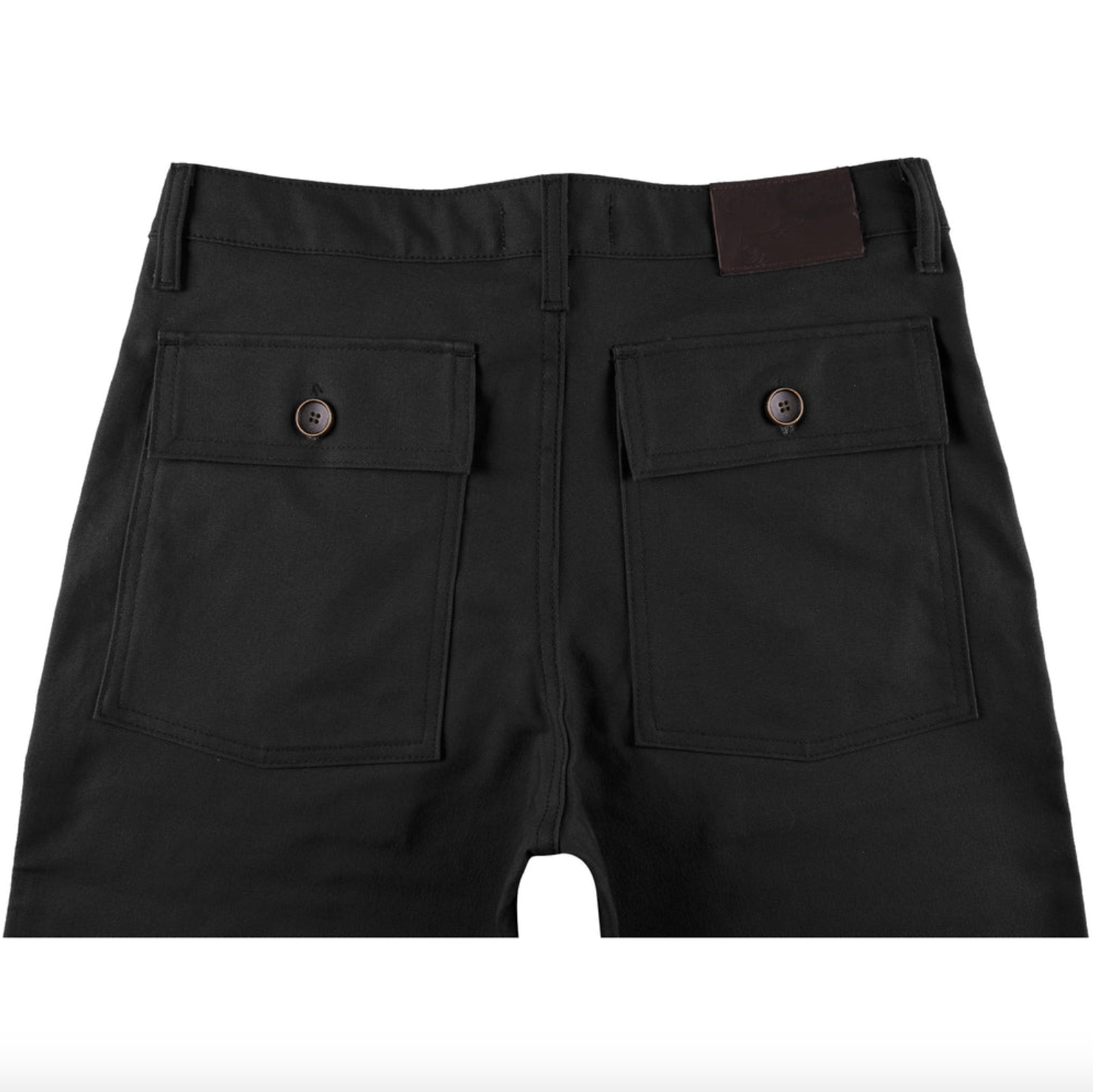Naked & Famous- Work Pant Black Canvas
