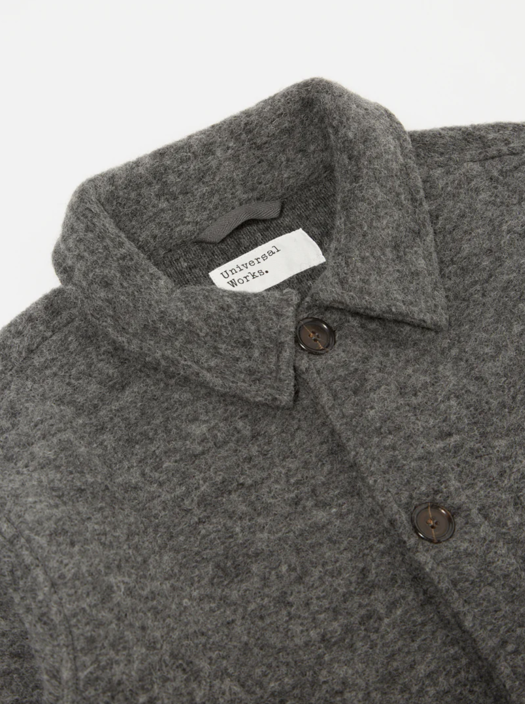Universal Works- Field Jacket Wool Fleece Grey