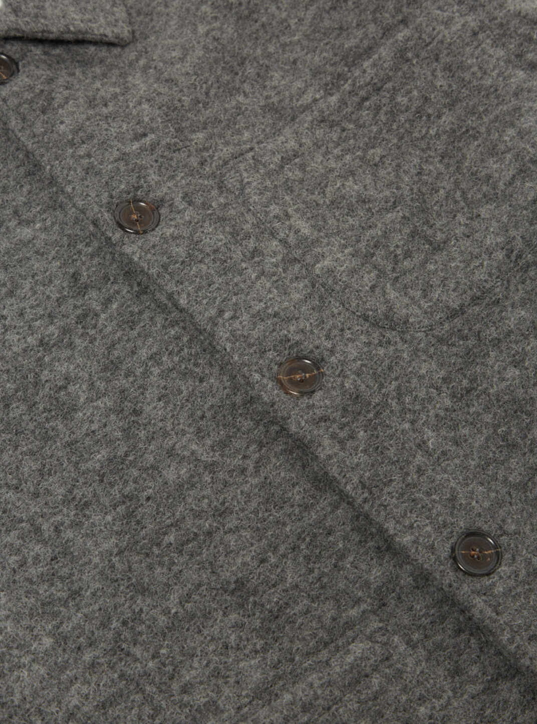 Universal Works- Field Jacket Wool Fleece Grey