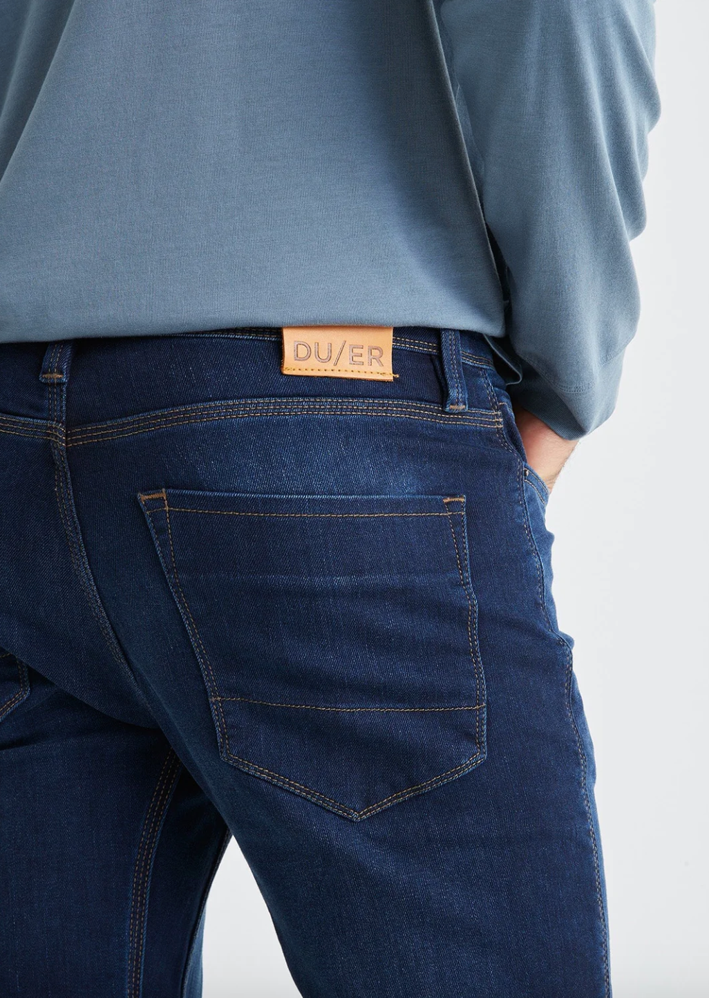 Duer- Performance Denim Slim Dark Stone