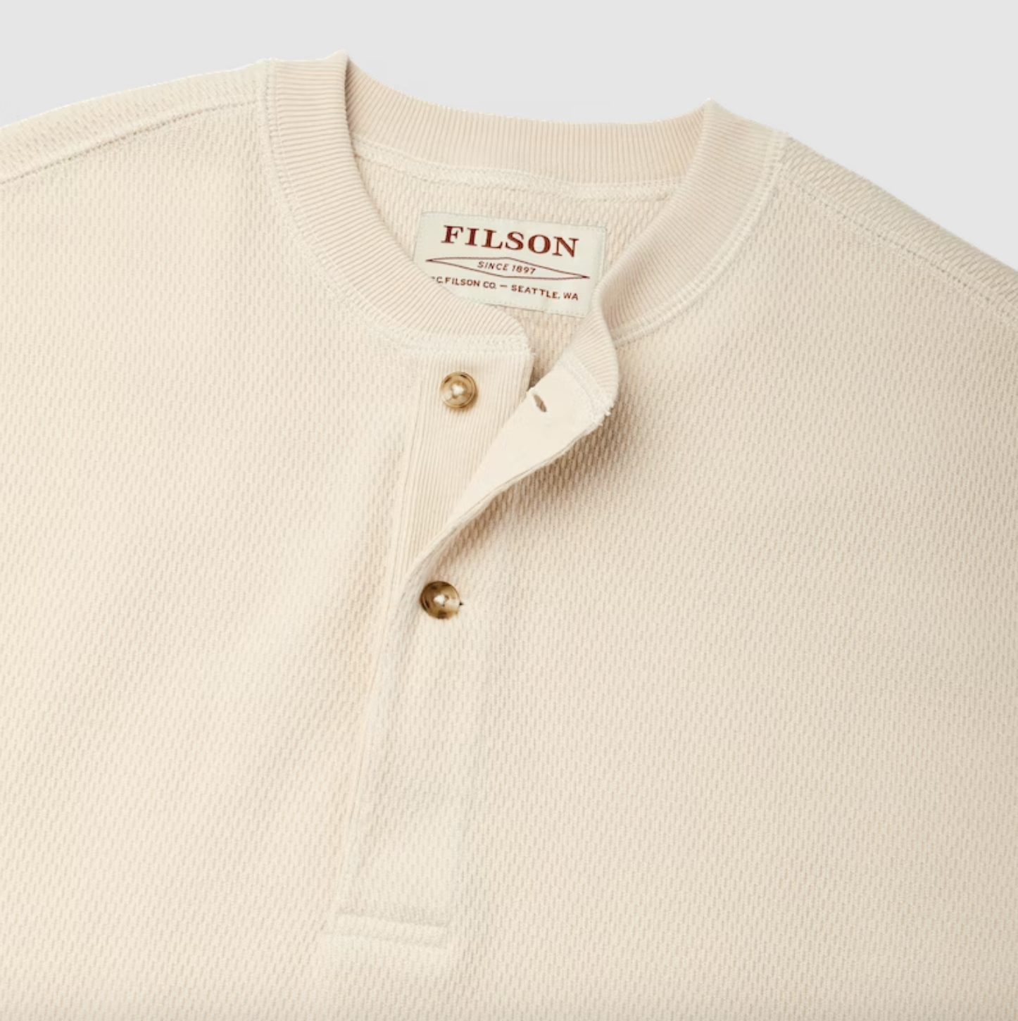 Filson- Waffle Knit Henley