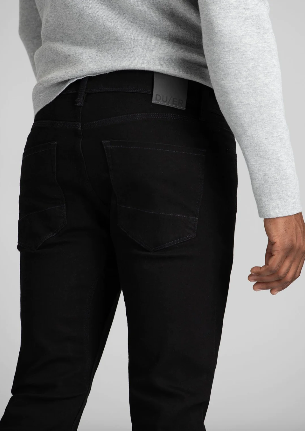 Duer- Stay Dry Denim Slim Jet Black