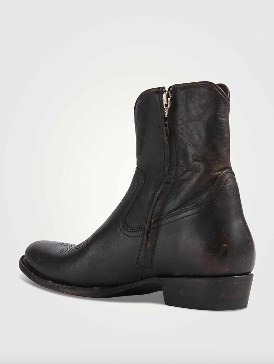 Frye- Austin Leather Boots with Zip