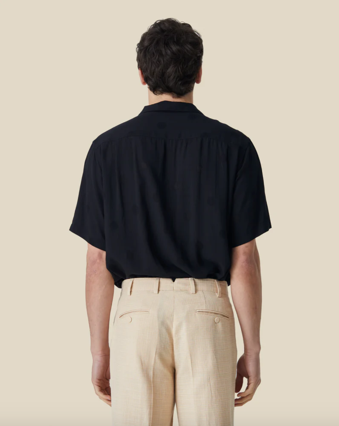 Portuguese Flannel- Modal Dots Black
