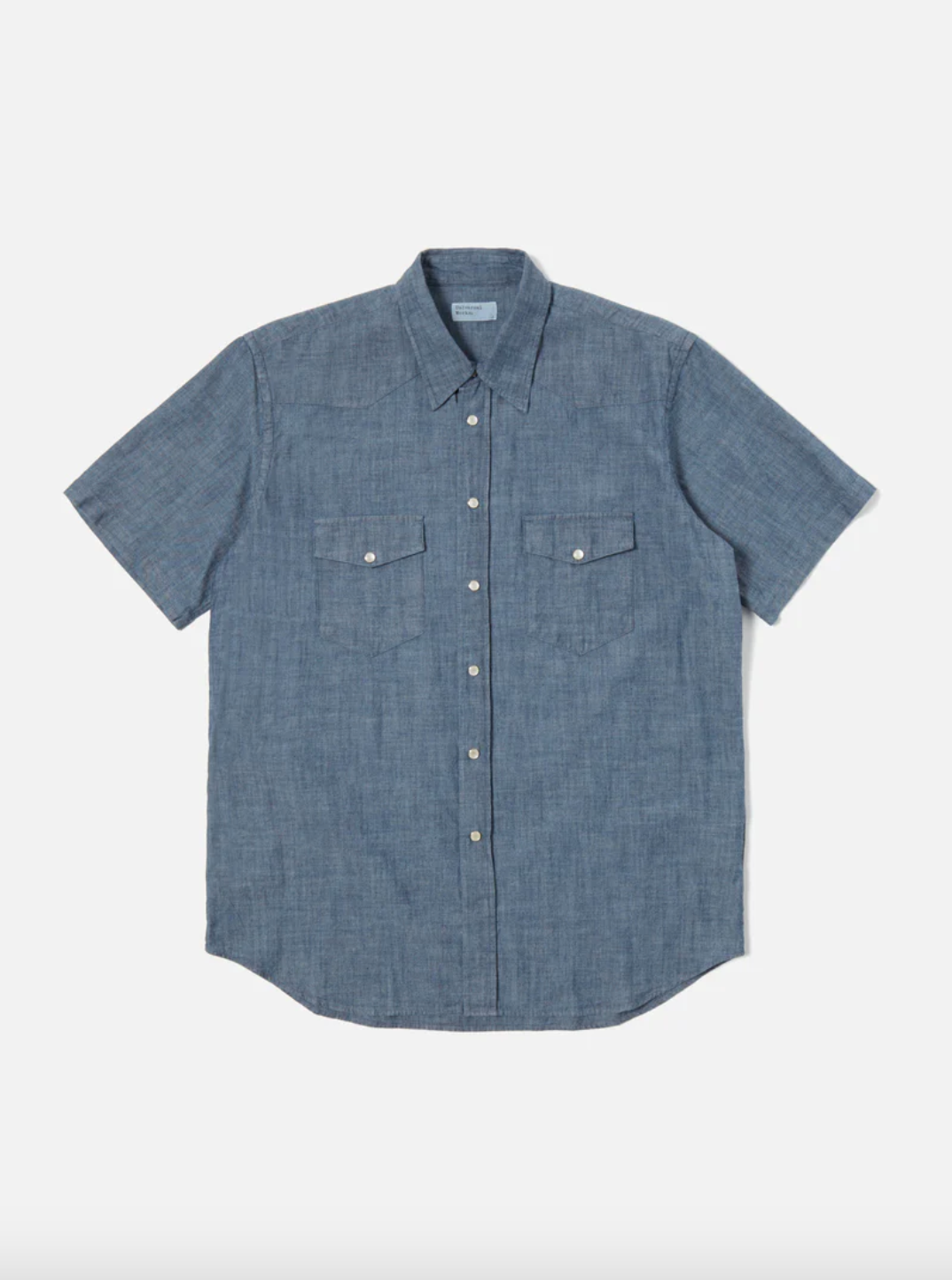 Universal Works- Western Garage Shirt Indigo Chambray
