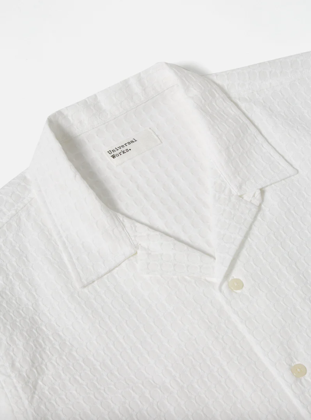 Universal Works- Road Shirt White