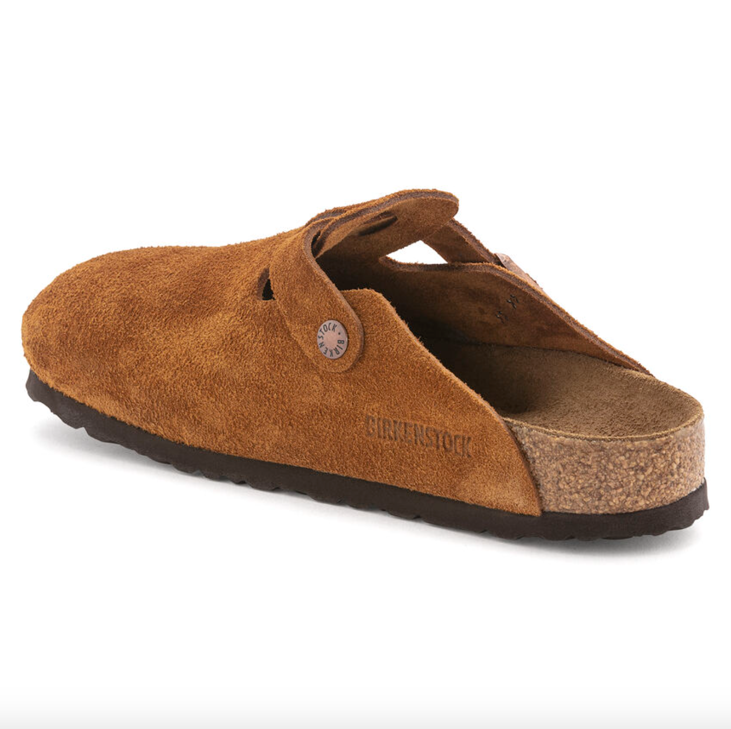 Birkenstock- Boston Soft Footbed Mink Suede