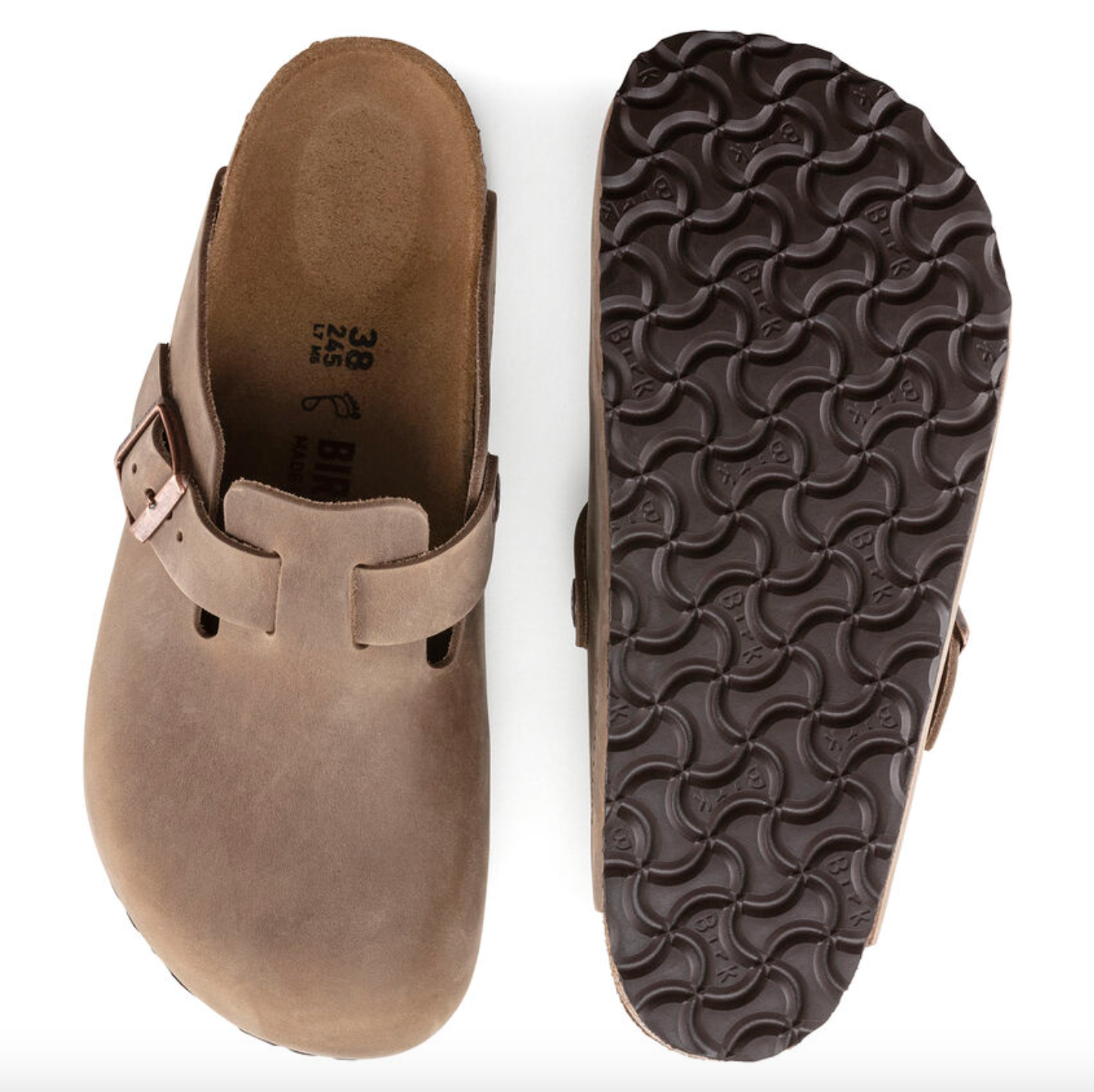 Birkenstock- Boston Oiled Leather Tobacco