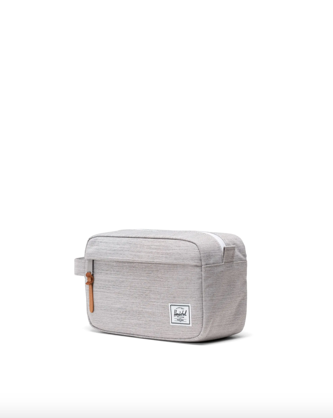 Herschel- Chapter Travel Kit Light Grey Crosshatch