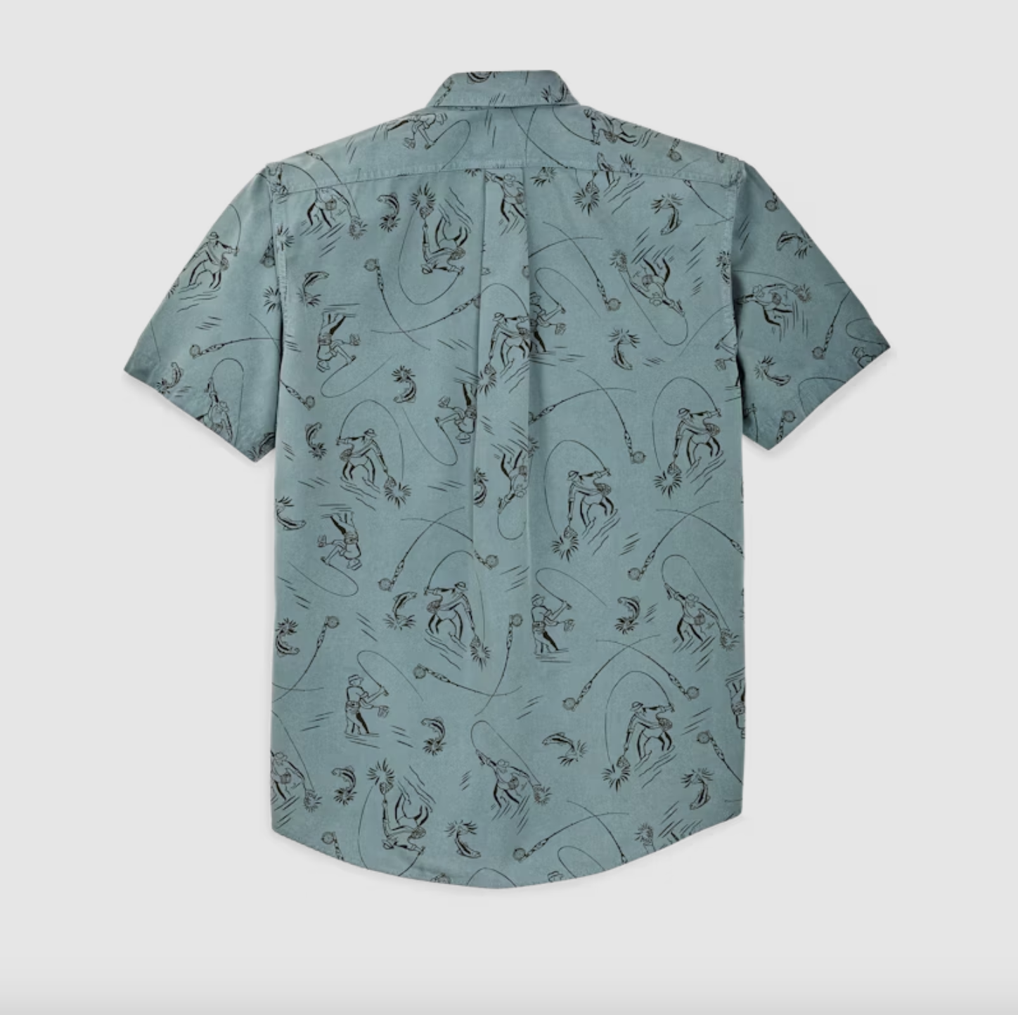 Filson- S/S LT WT Alaskan Guide Shirt Blue Grey/ Fly Fishing