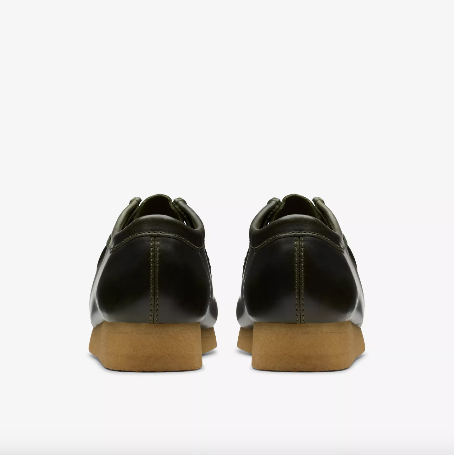 Clarks- Wallabee Forest Green Leather