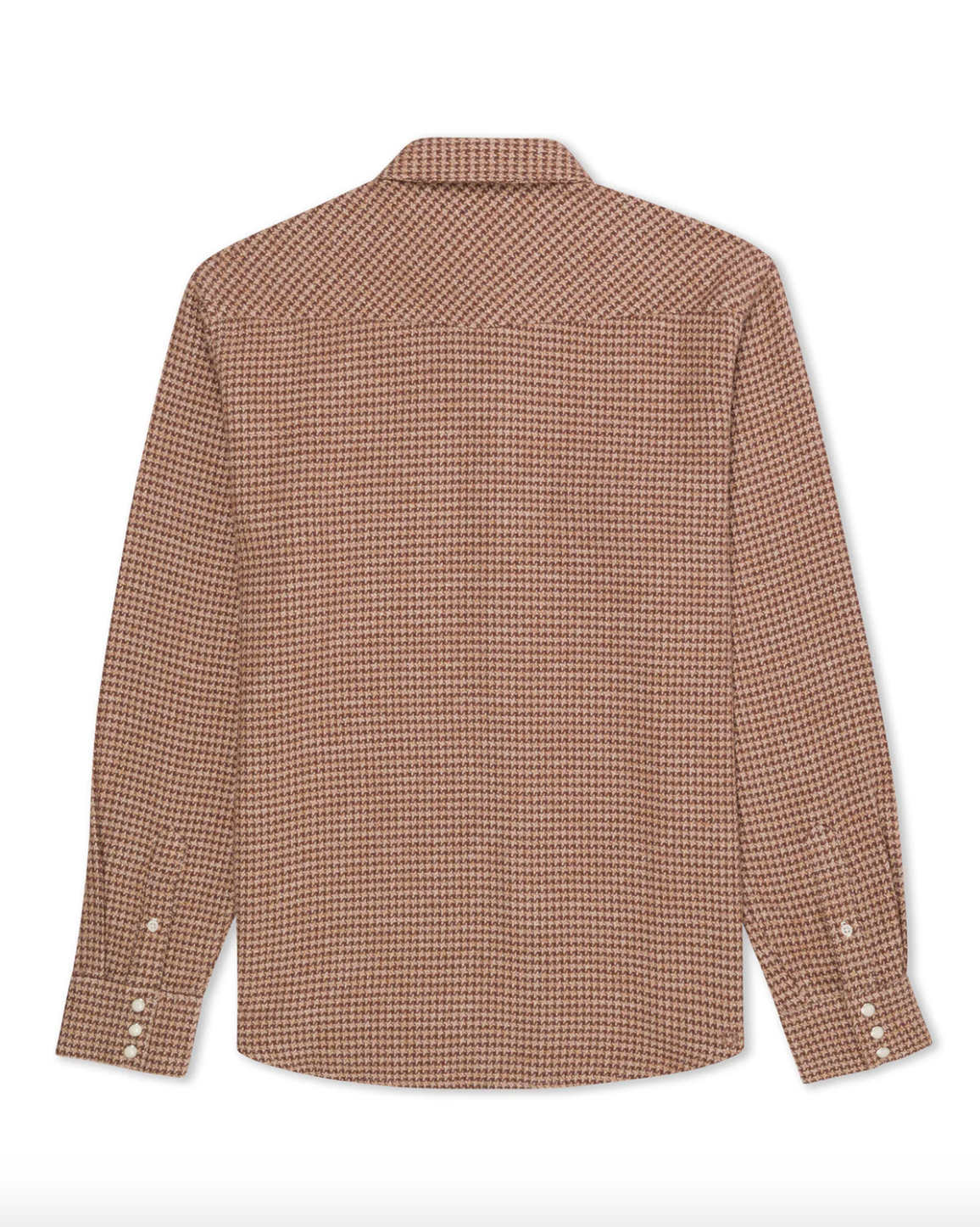 West Major- Houndstooth Flannel Rust