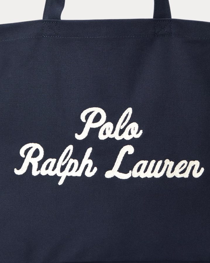 Polo Ralph Lauren - Embroidered Canvas Tote in Navy