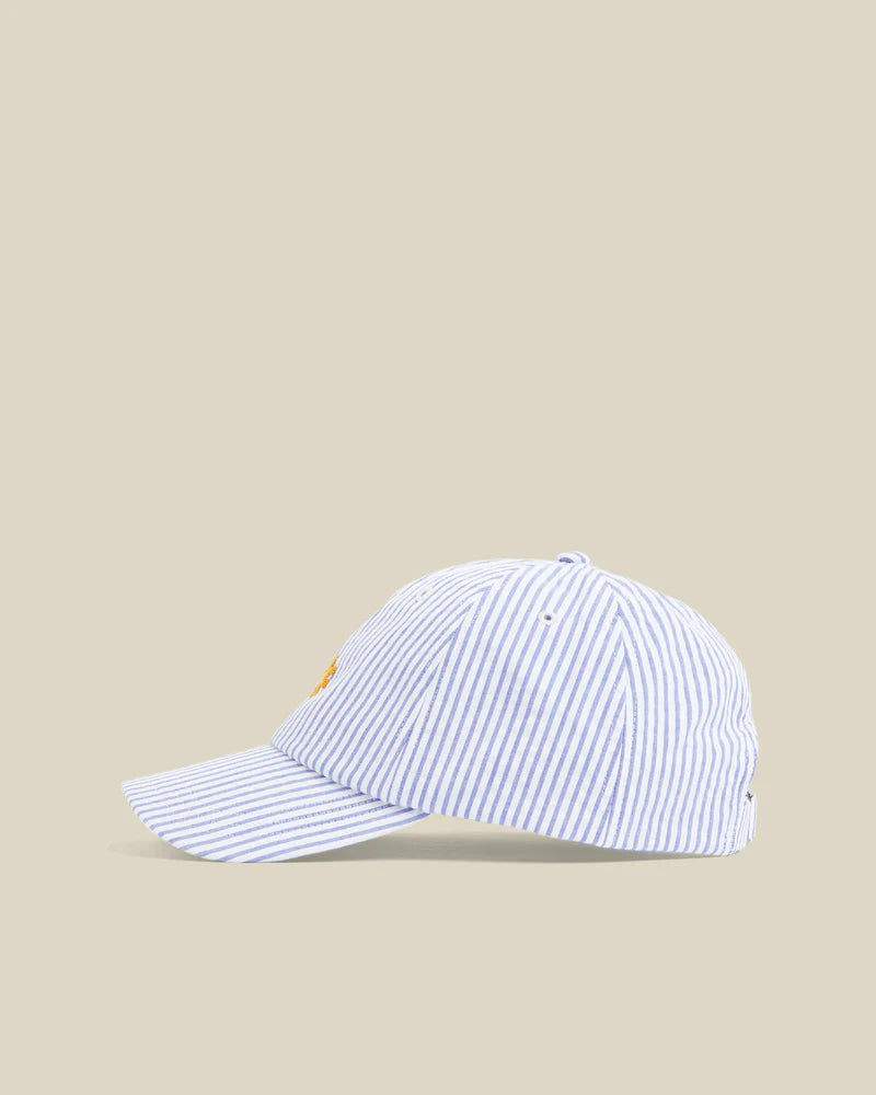 Portuguese Flannel - Seersucker Hat in Blue Stripe