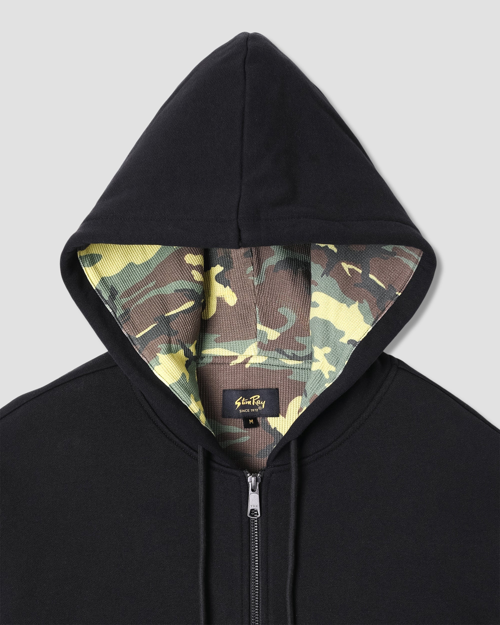 Stan Ray - Thermal Lined Zip Hoodie Black