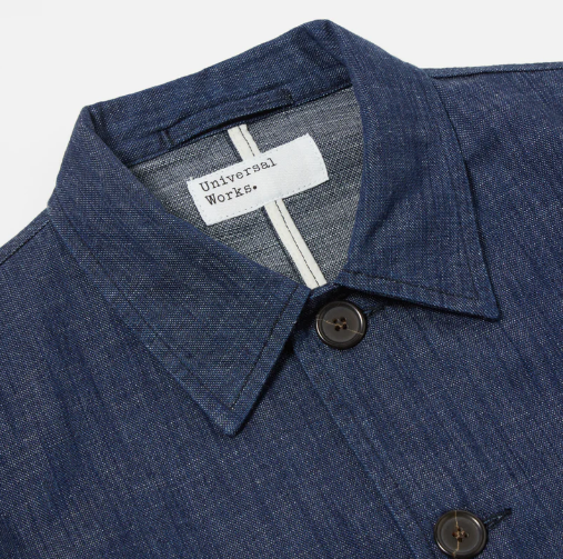 Universal Works- Bakers C Jacket Indigo Atlantic Denim
