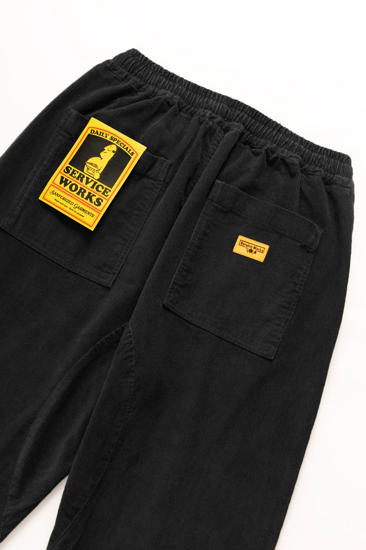 Service Works - Corduroy Chef Pants in Black