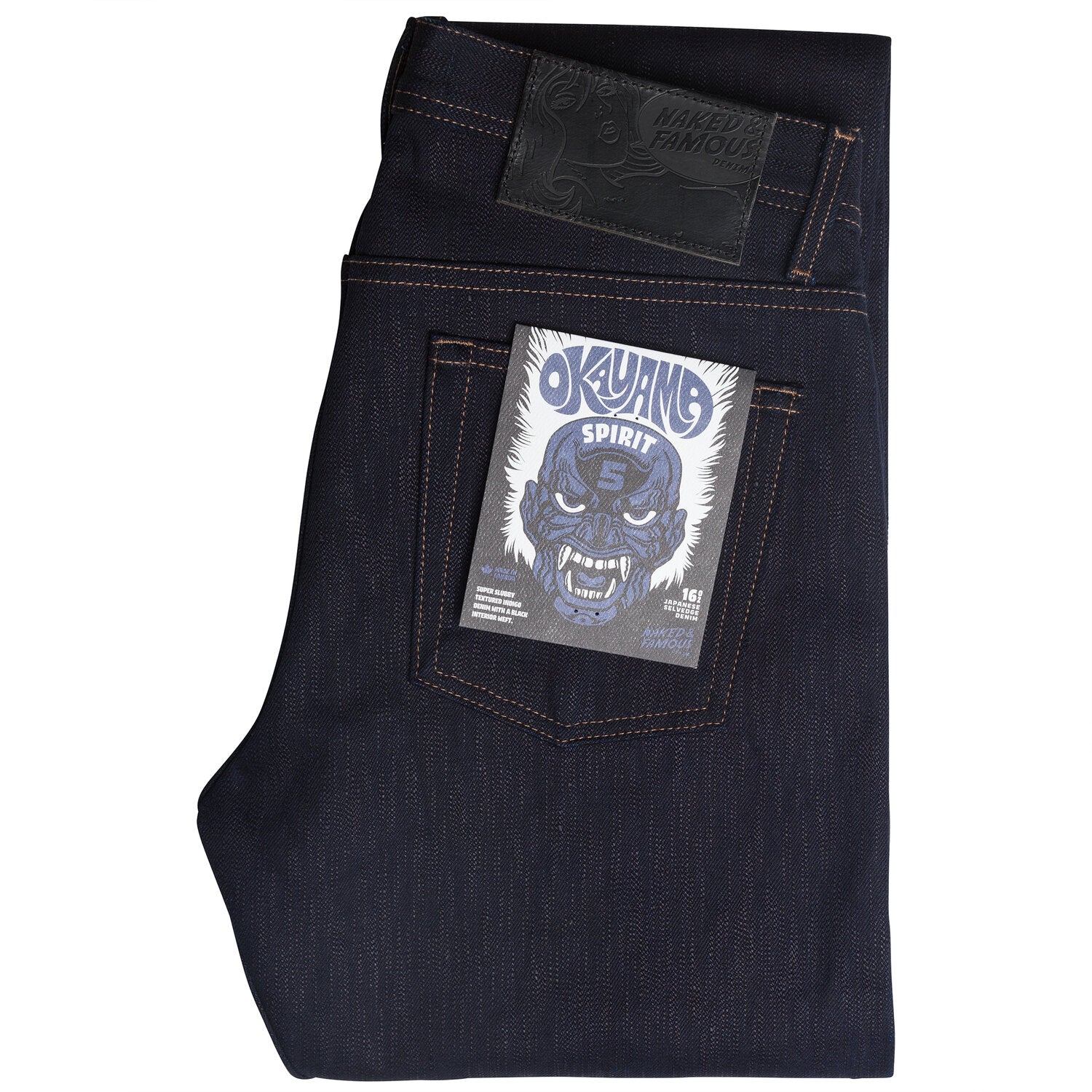 Naked& Famous Weird Guy Okayama Spirit 5 16oz Jeans
