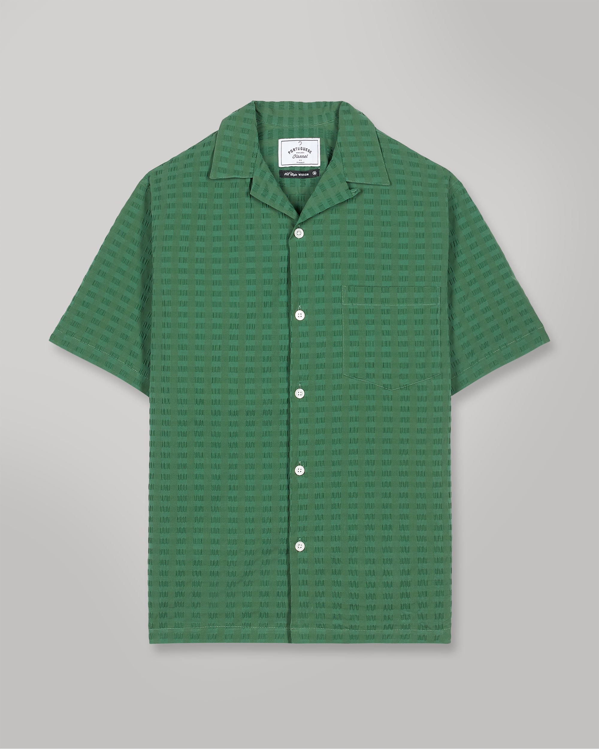 Portuguese Flannel- Big Square Seersucker