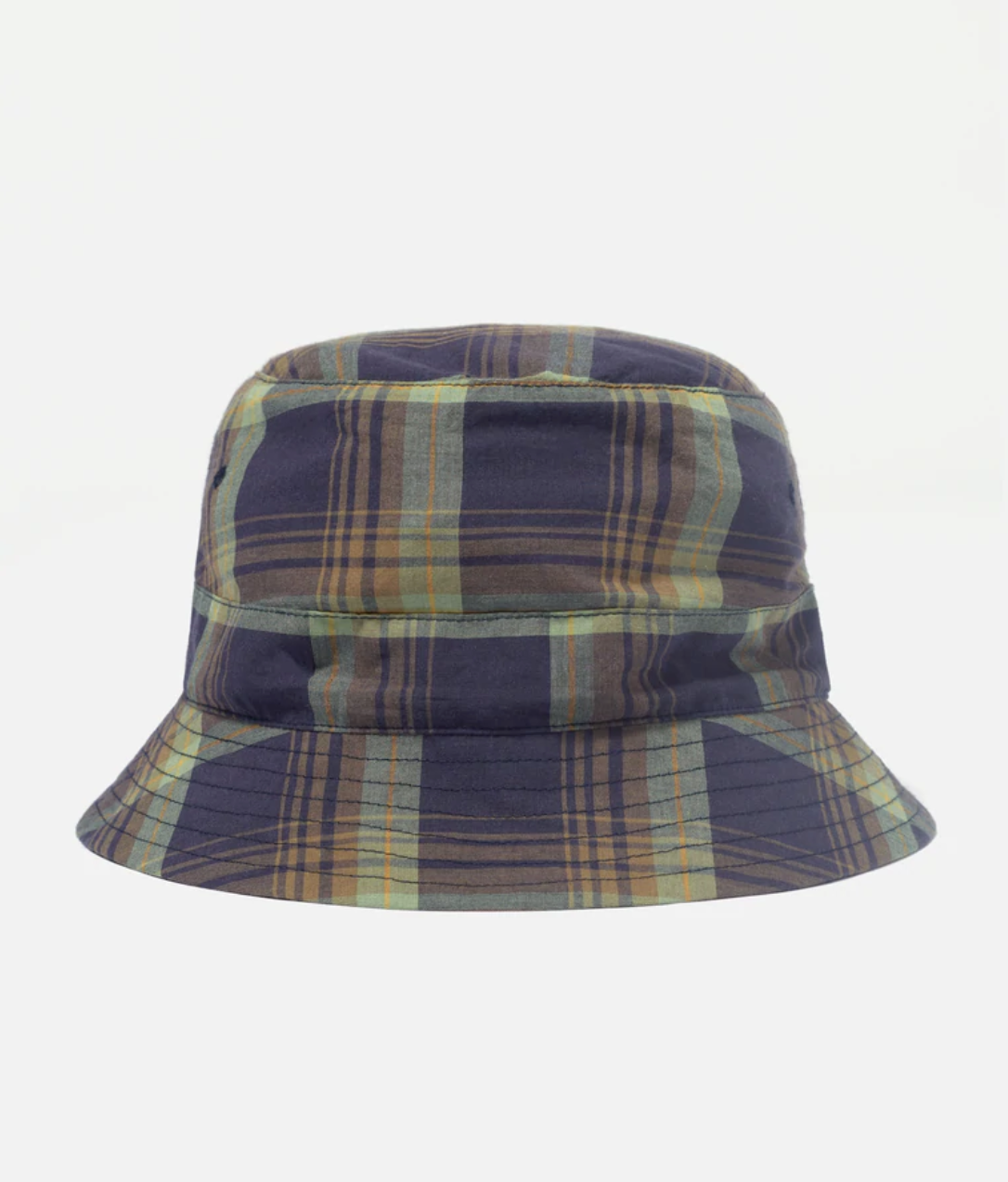 Universal Works- Bucket Hat Madras Plaid Navy