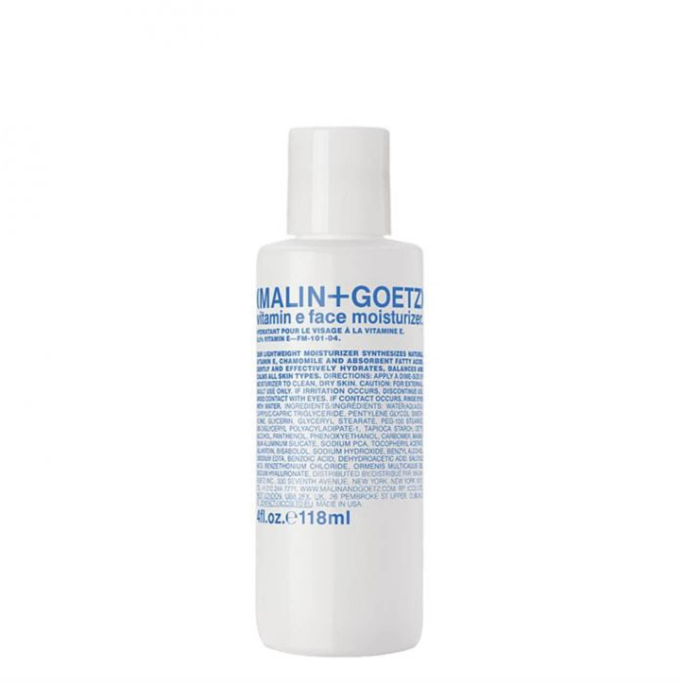 Maline + Goetz- Face Moisturizer Vitamin E 4oz