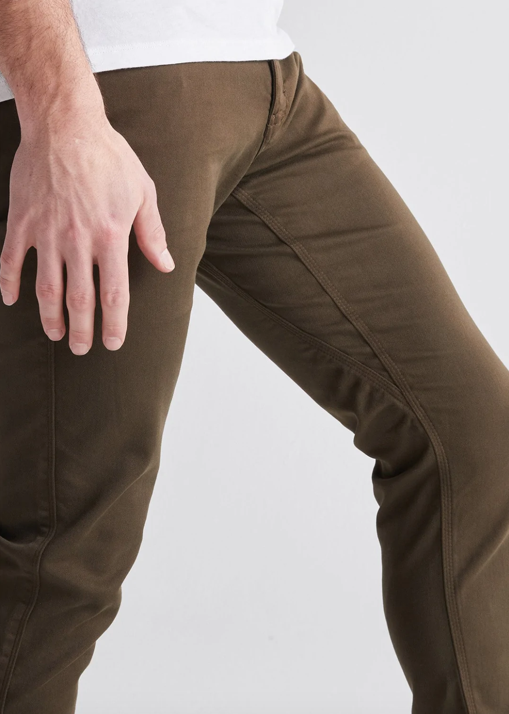 Duer- No Sweat Slim Army Green