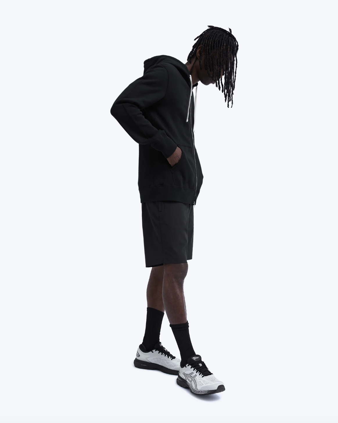 Reigning Champ- Knit Coach's Short- PrimeFlex Black